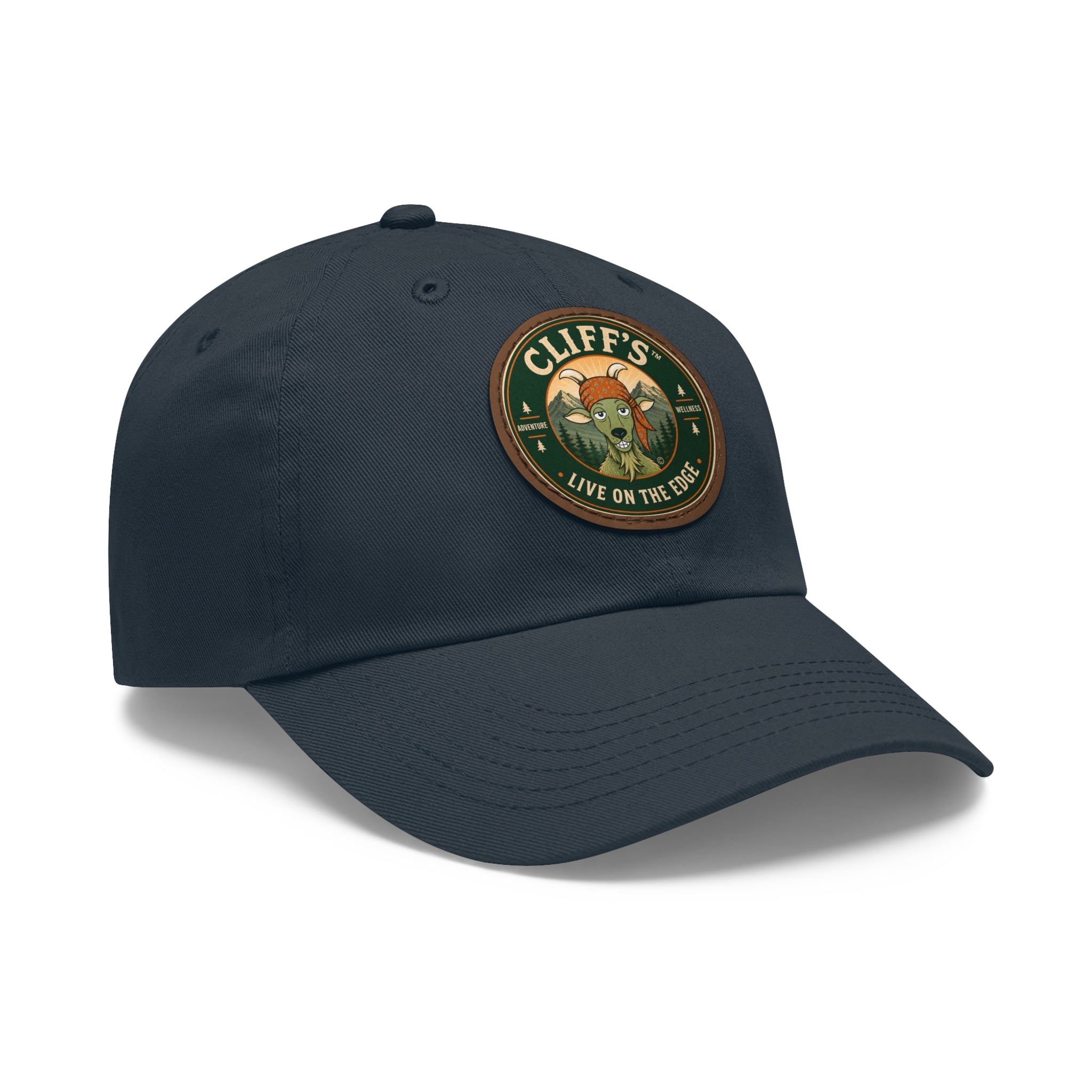 Cliff’s Live on the Edge Leather Patch Baseball Cap