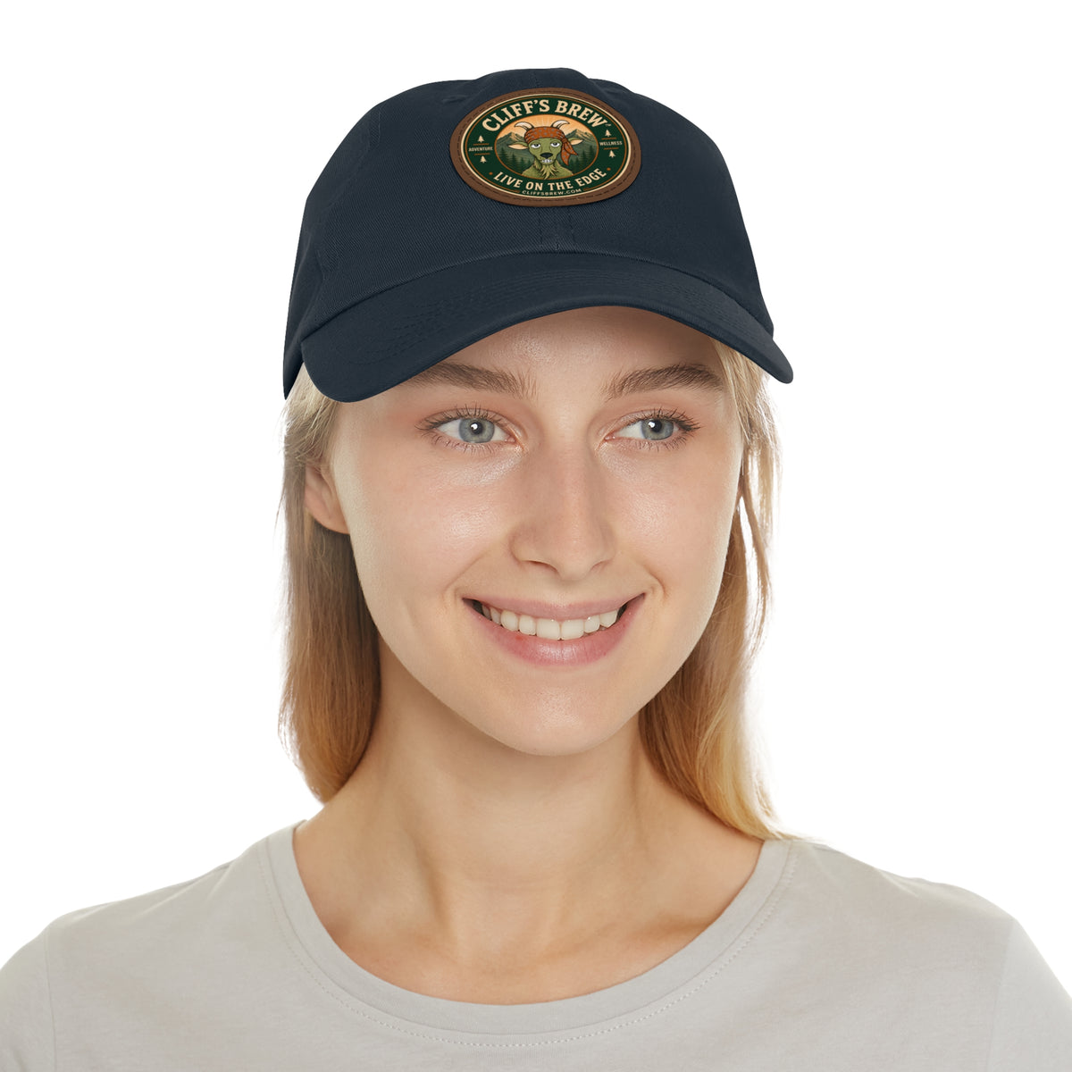 Cliff’s Live on the Edge Leather Patch Baseball Cap
