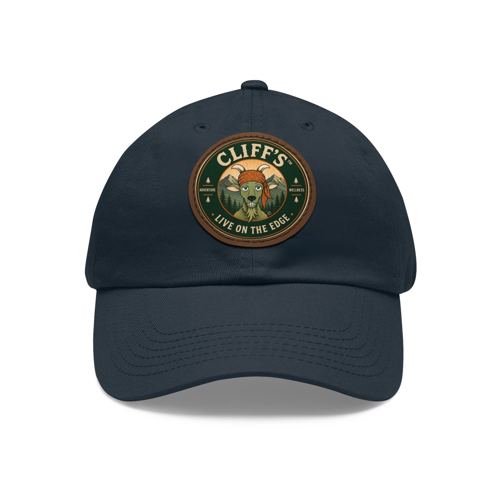 Cliff’s Live on the Edge Leather Patch Baseball Cap