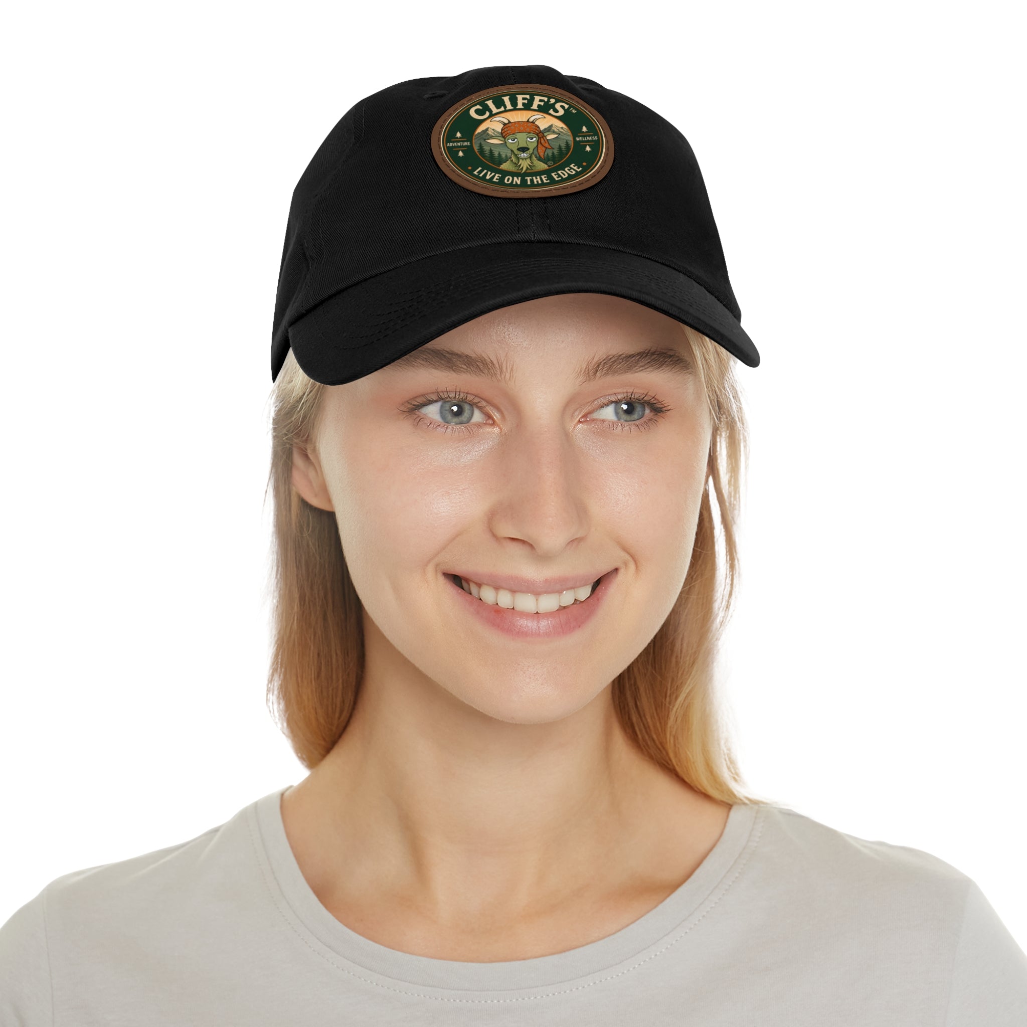 Cliff’s Live on the Edge Leather Patch Baseball Cap