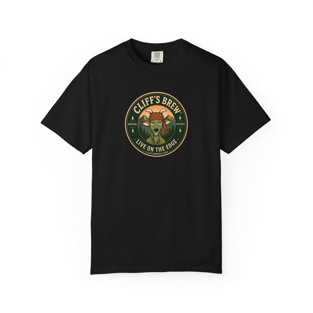 Cliff's™ Live on the Edge Logo T-Shirt | Heavyweight Premium Tee