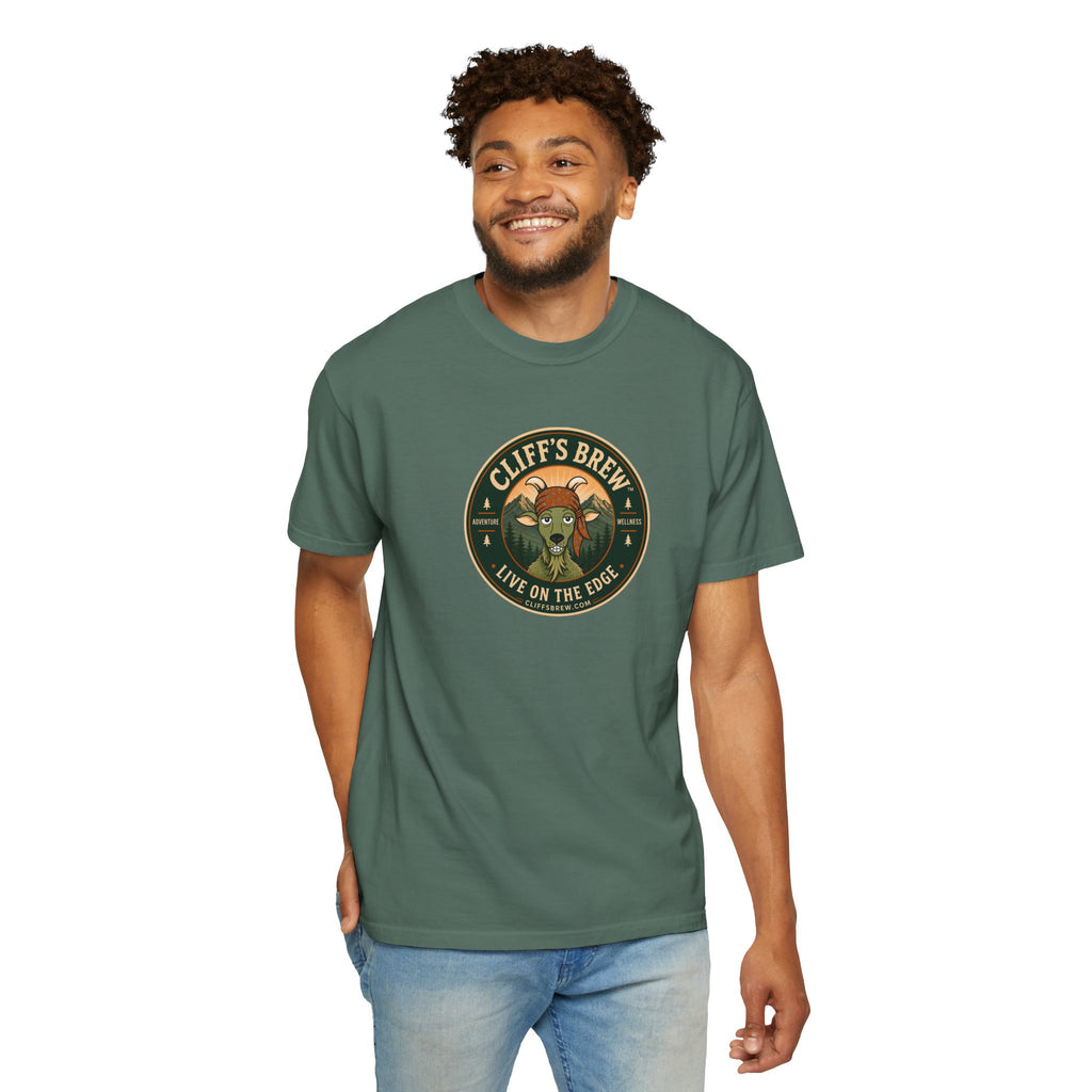 Cliff's™ Live on the Edge Logo T-Shirt | Heavyweight Premium Tee