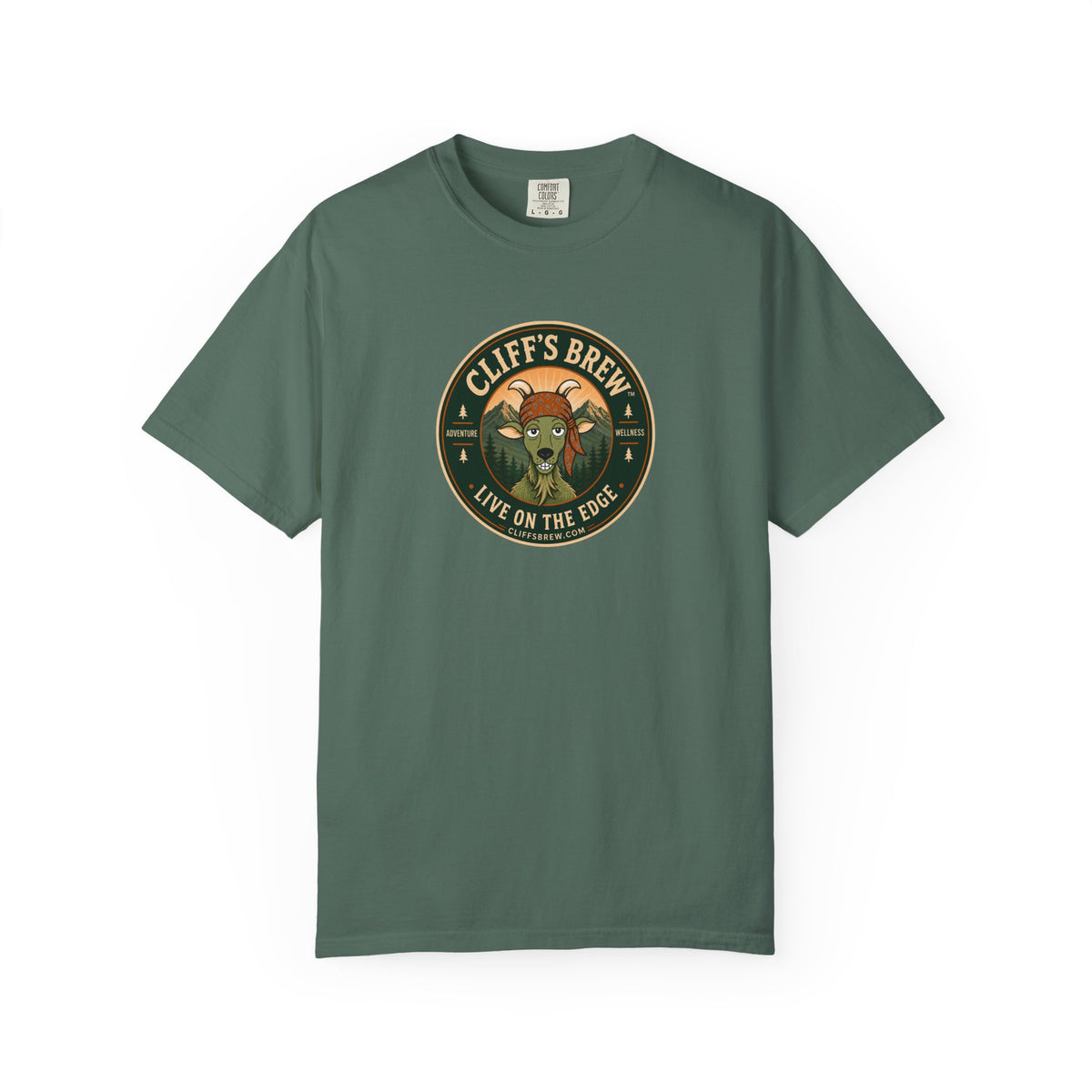 Cliff's™ Live on the Edge Logo T-Shirt | Heavyweight Premium Tee