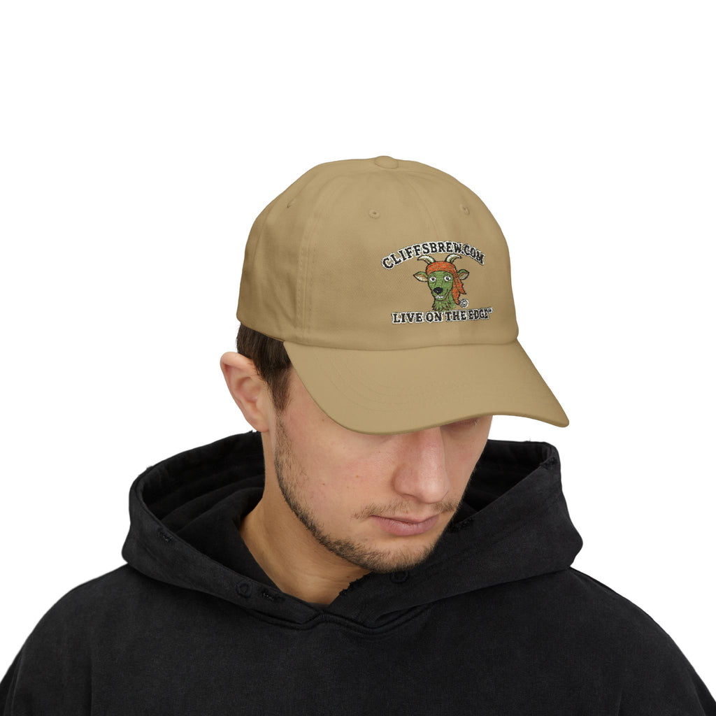 Cliff's Brew™ "Live on the Edge" Embroidered Cotton Cap