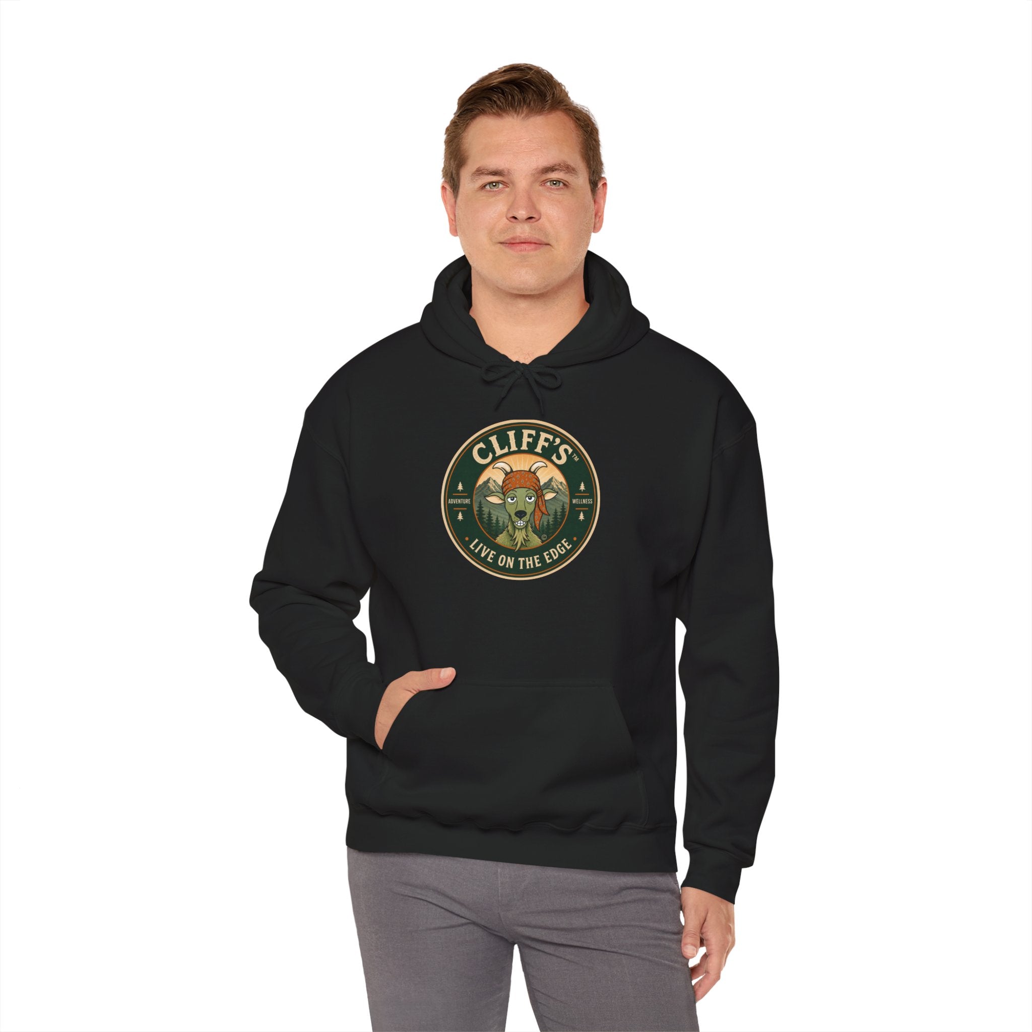 Cliff's™ Live on the Edge Logo Hooded Sweatshirt