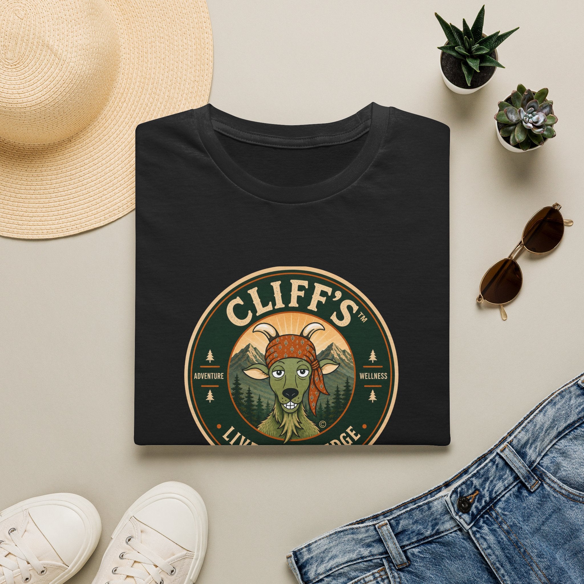 Cliff's™ "Live on the Edge" Classic Logo T-Shirt