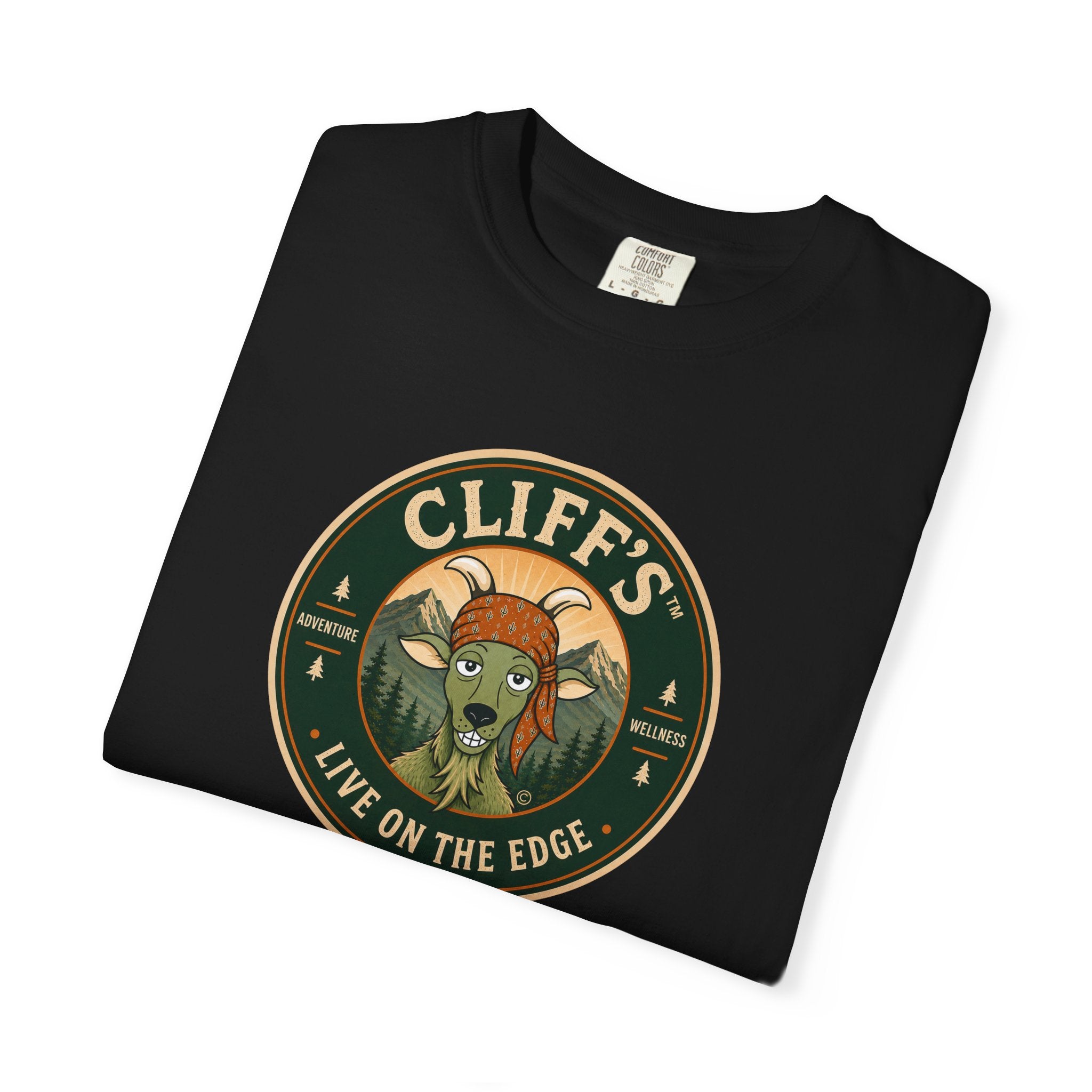 Cliff's™ Live on the Edge Logo T-Shirt | Heavyweight Premium Tee