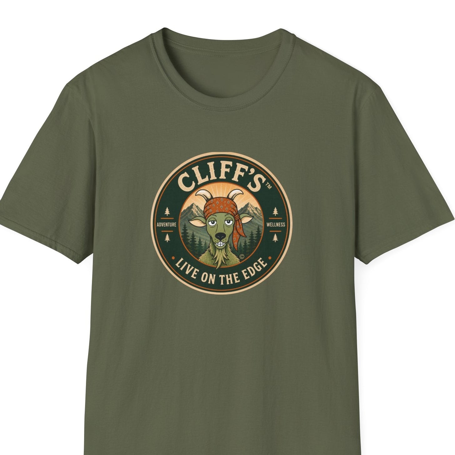 Cliff's™ "Live on the Edge" Classic Logo T-Shirt