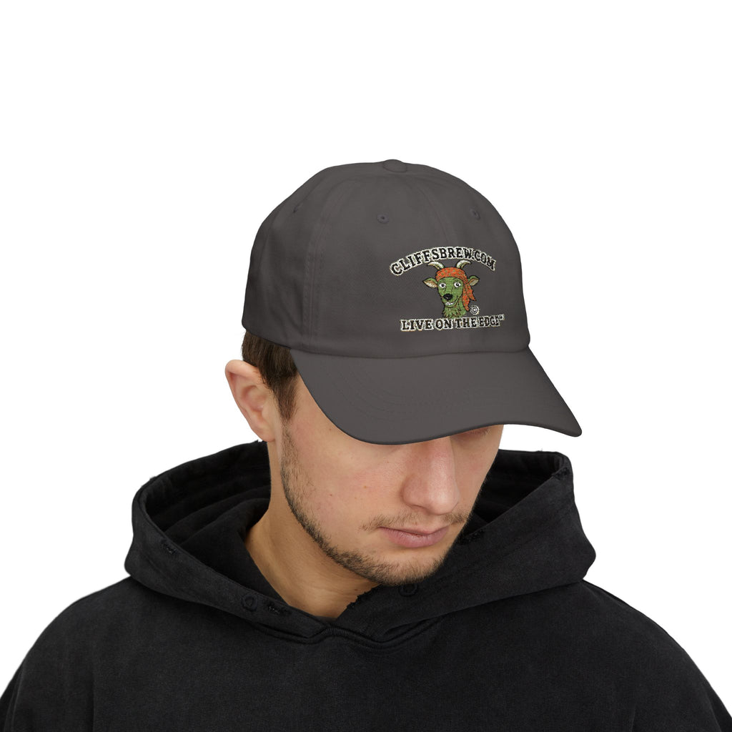 Cliff's Brew™ "Live on the Edge" Embroidered Cotton Cap
