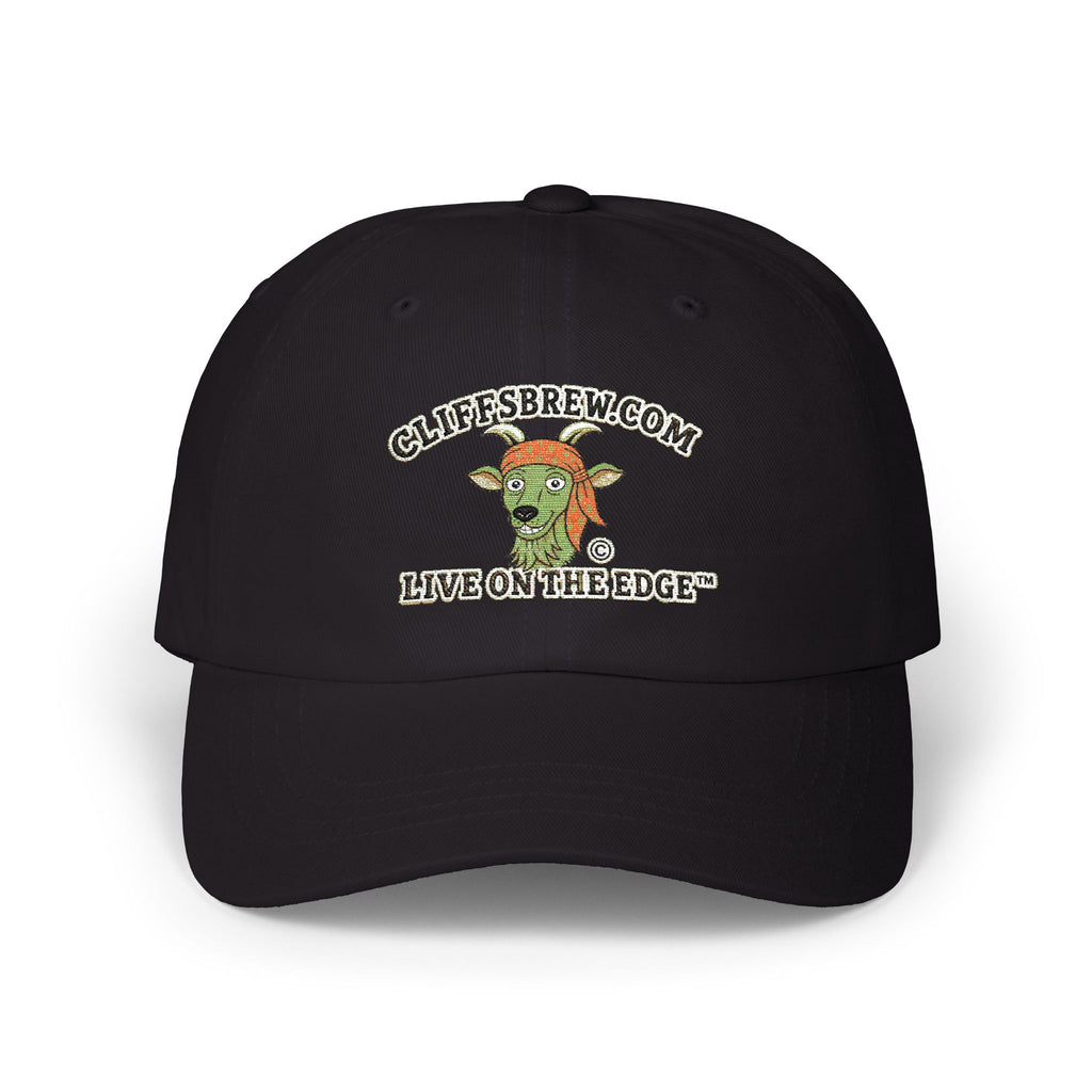Cliff's Brew™ "Live on the Edge" Embroidered Cotton Cap