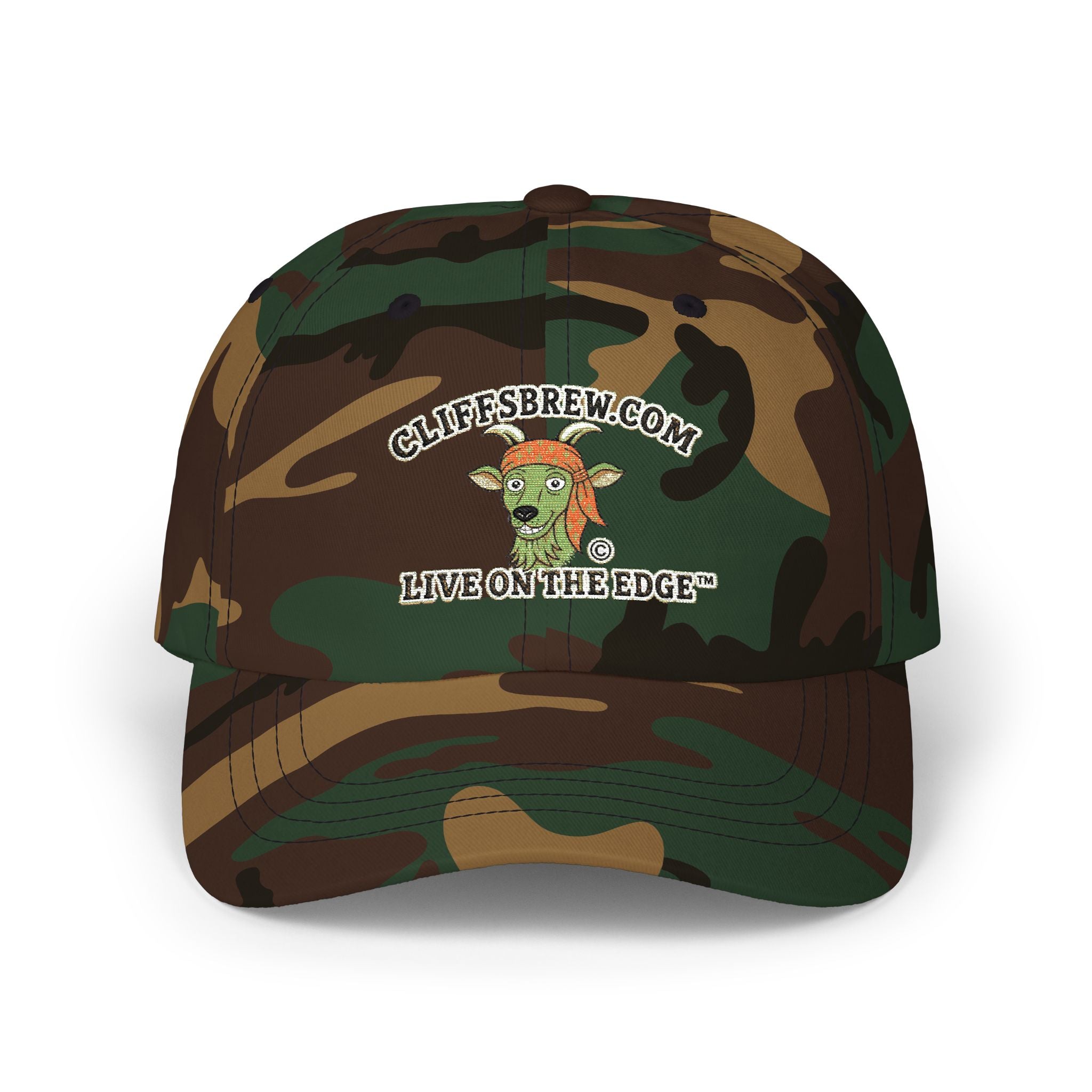 Cliff's Brew™ "Live on the Edge" Embroidered Cotton Cap