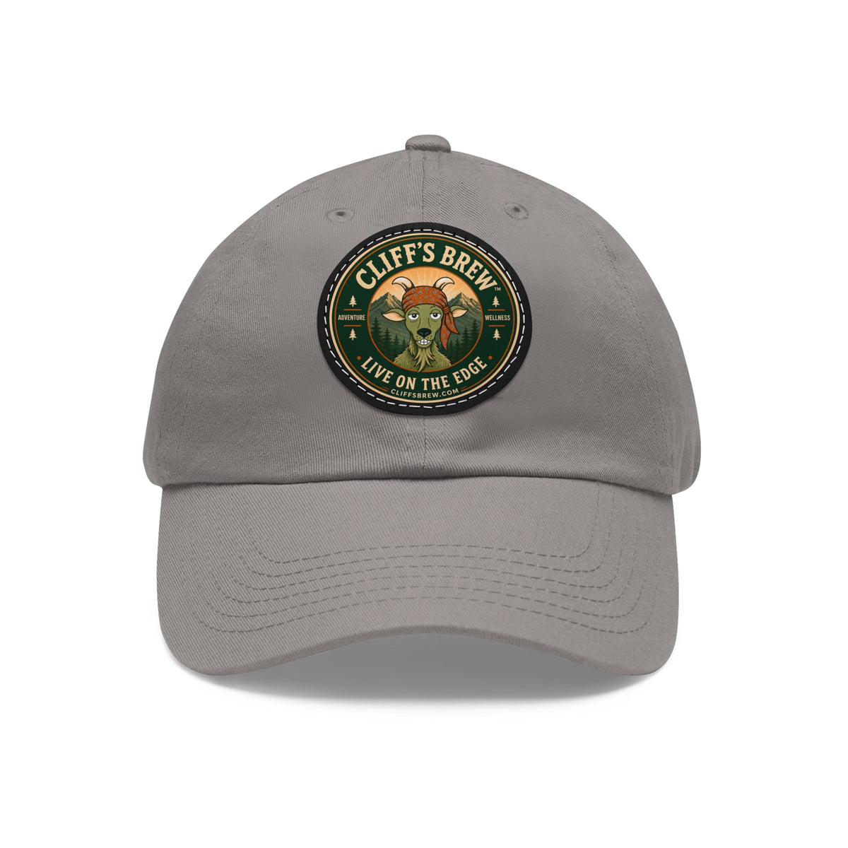 Cliff’s Live on the Edge Leather Patch Baseball Cap