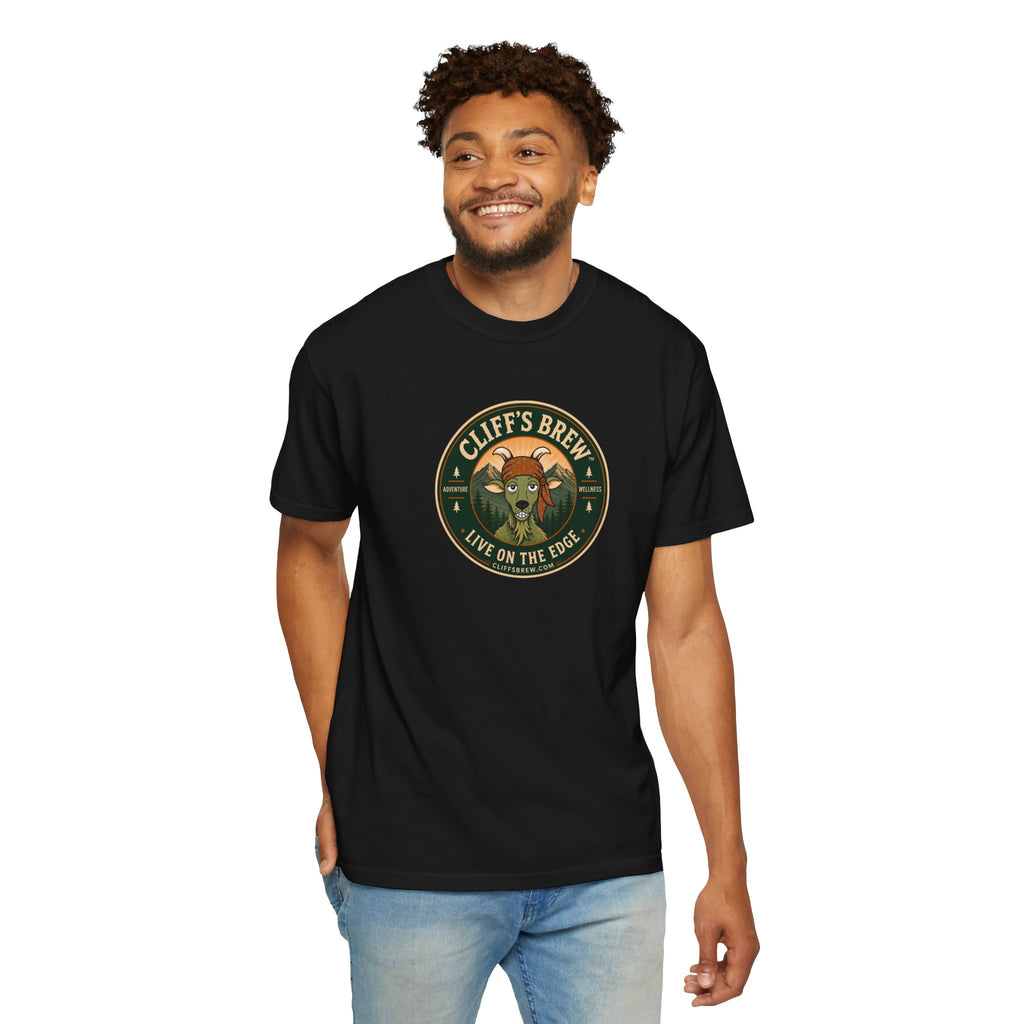 Cliff's™ Live on the Edge Logo T-Shirt | Heavyweight Premium Tee