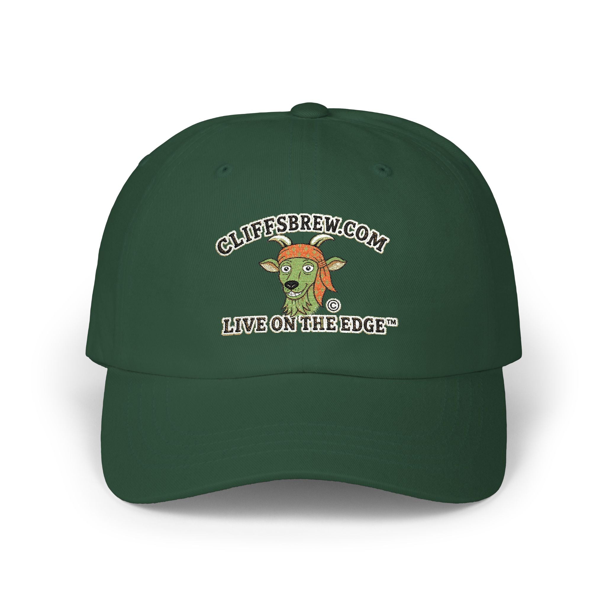 Cliff's Brew™ "Live on the Edge" Embroidered Cotton Cap