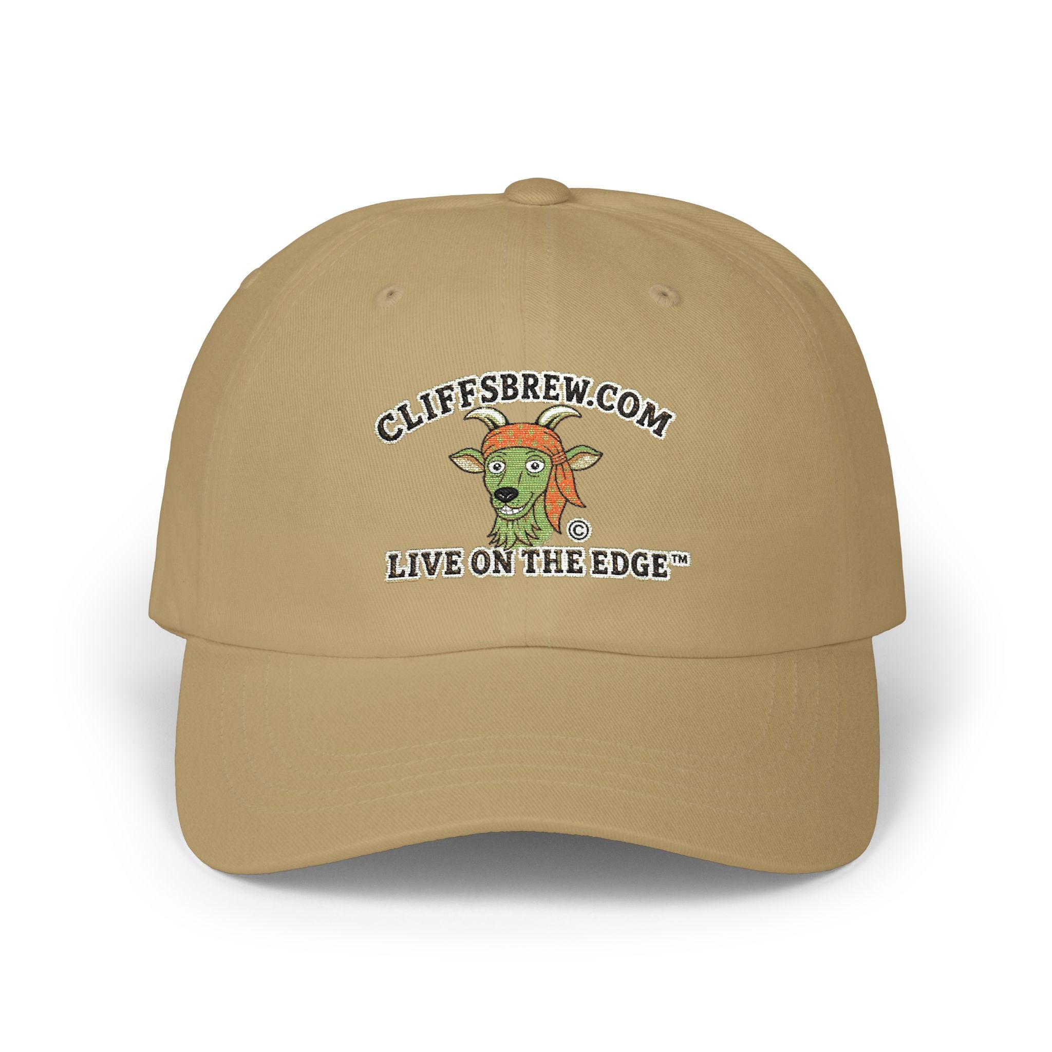 Cliff's Brew™ "Live on the Edge" Embroidered Cotton Cap