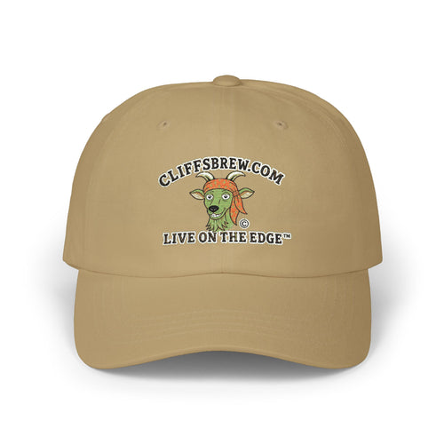 Cliff's Brew™ "Live on the Edge" Embroidered Cotton Cap