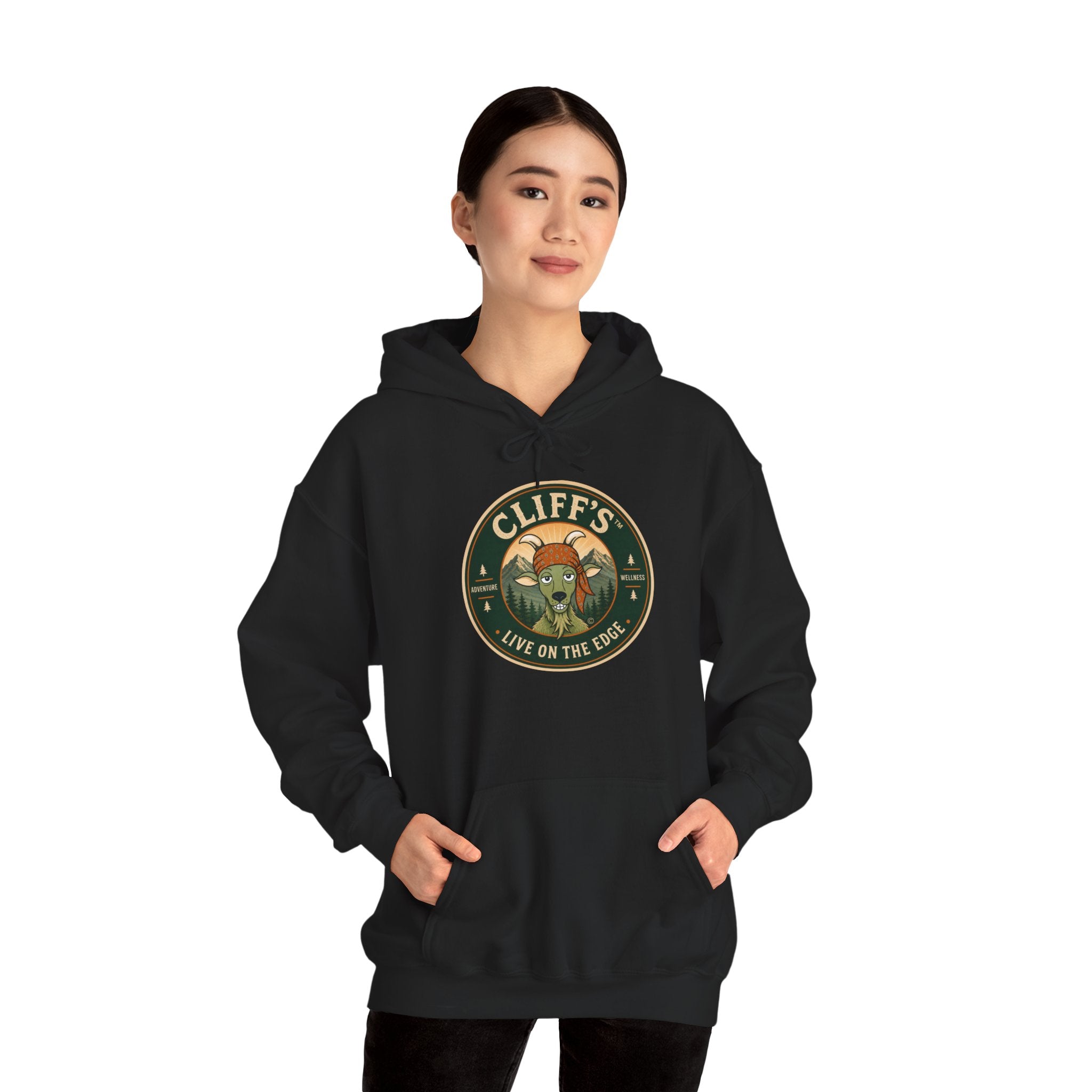 Cliff's™ Live on the Edge Logo Hooded Sweatshirt