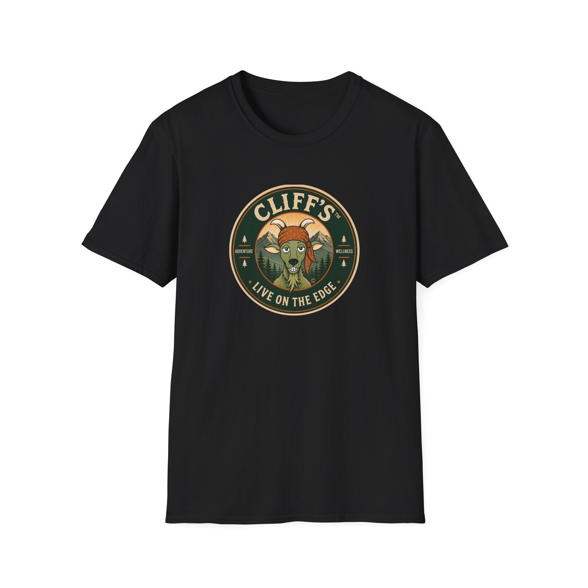 Cliff's™ "Live on the Edge" Classic Logo T-Shirt