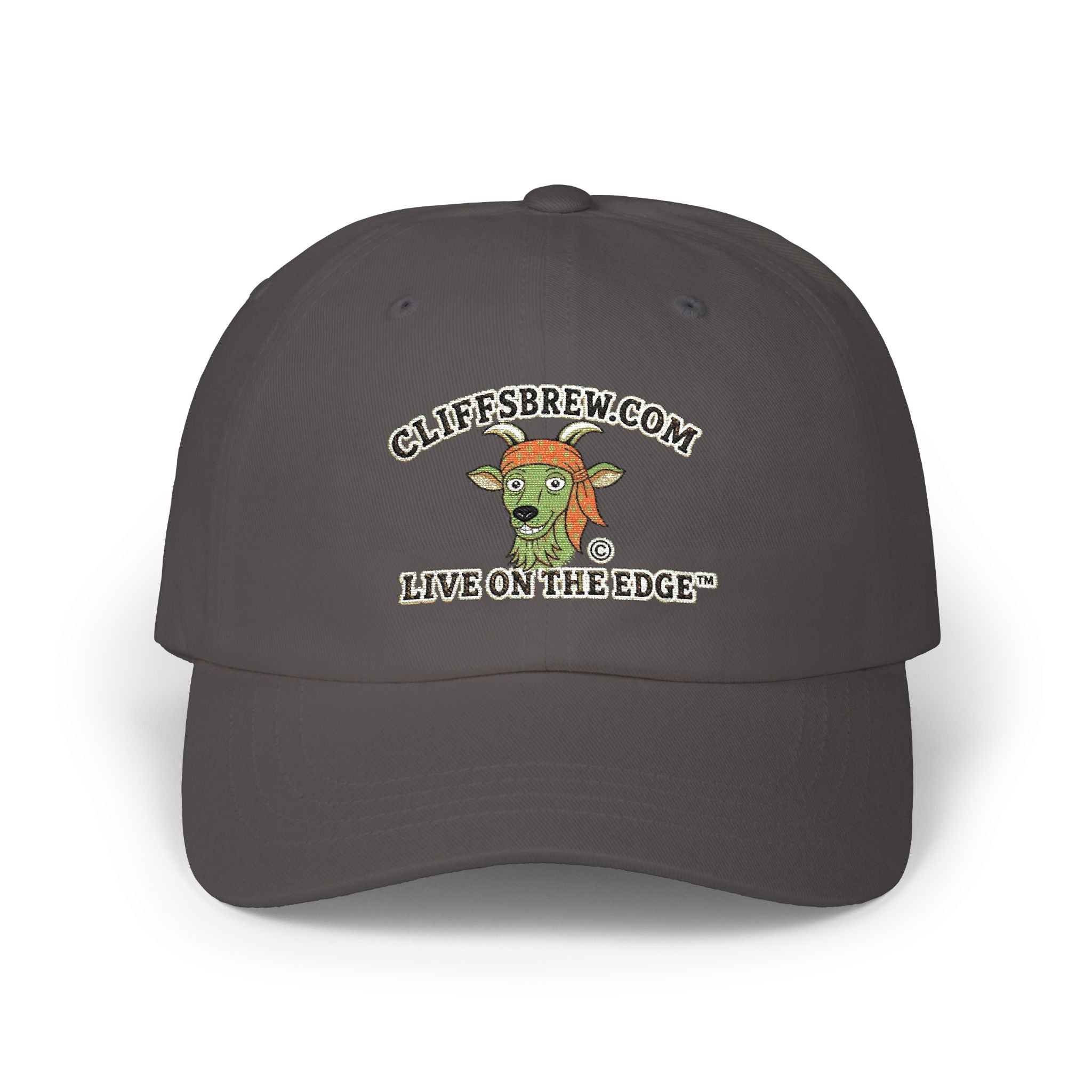 Cliff's Brew™ "Live on the Edge" Embroidered Cotton Cap