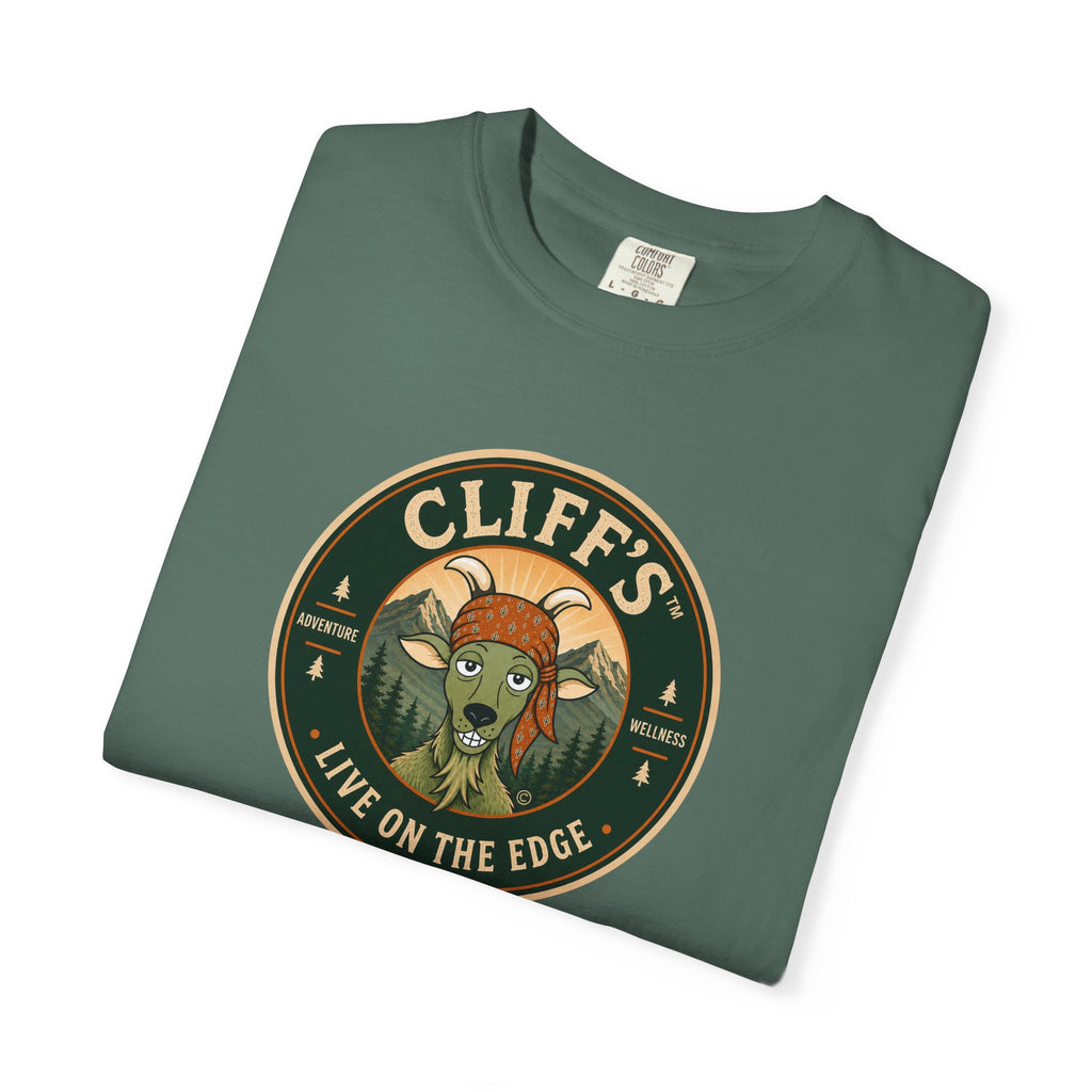 Cliff's™ Live on the Edge Logo T-Shirt | Heavyweight Premium Tee