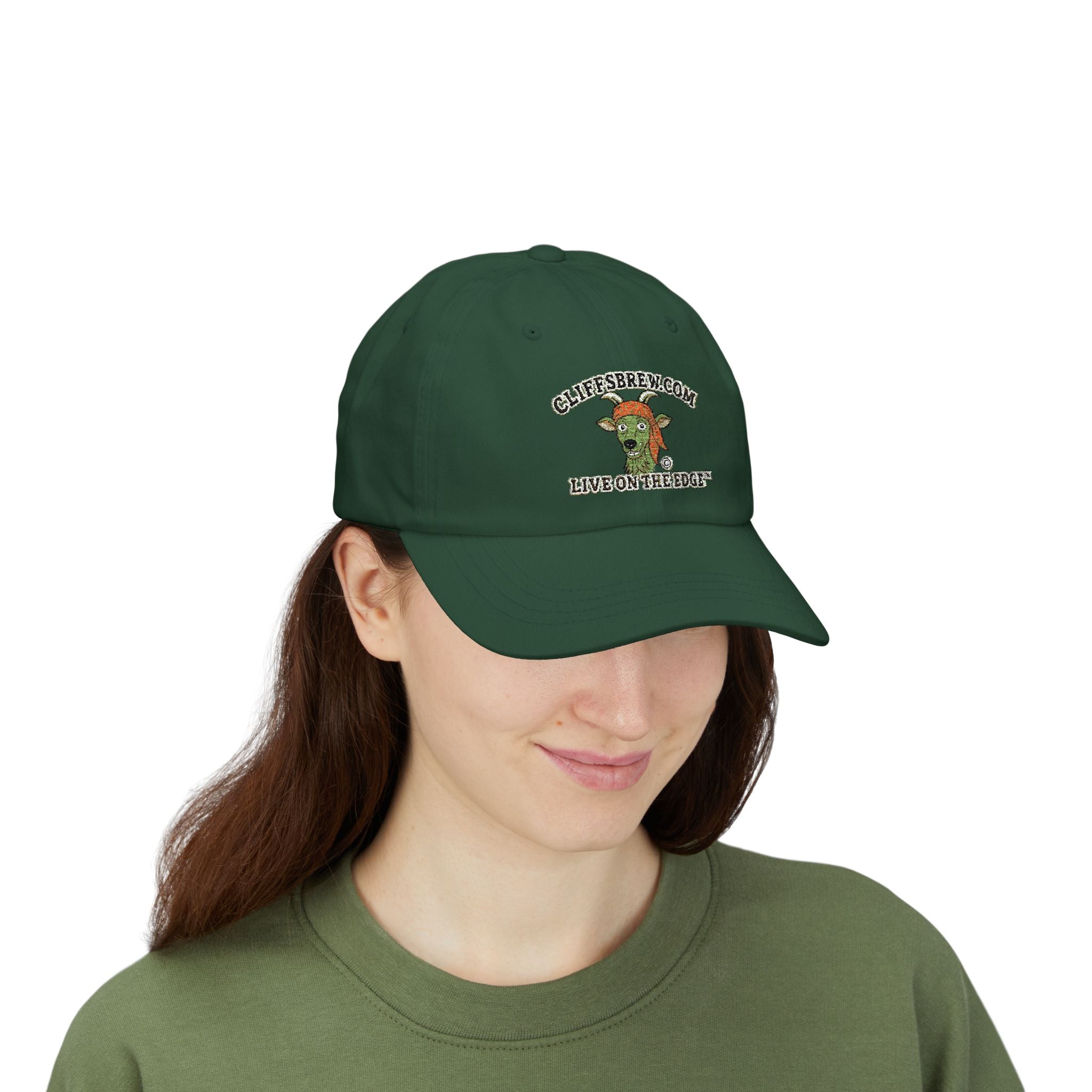 Cliff's Brew™ "Live on the Edge" Embroidered Cotton Cap