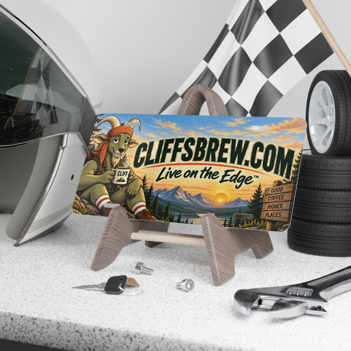 Cliff'sBrew Vanity Plate, License Plate