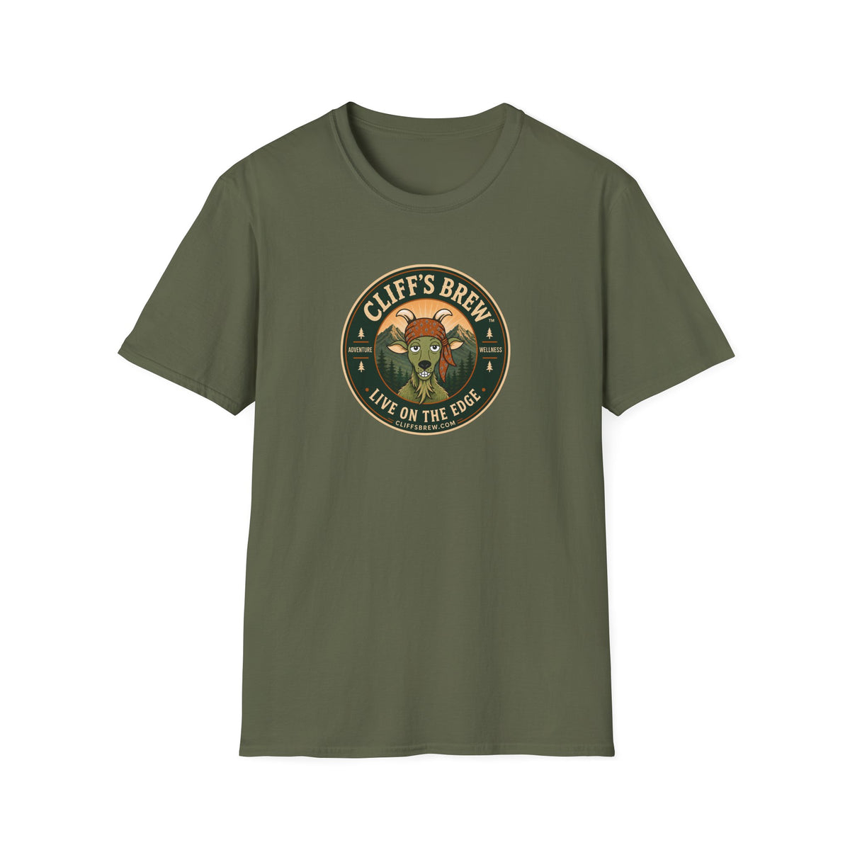 Cliff's™ "Live on the Edge" Classic Logo T-Shirt