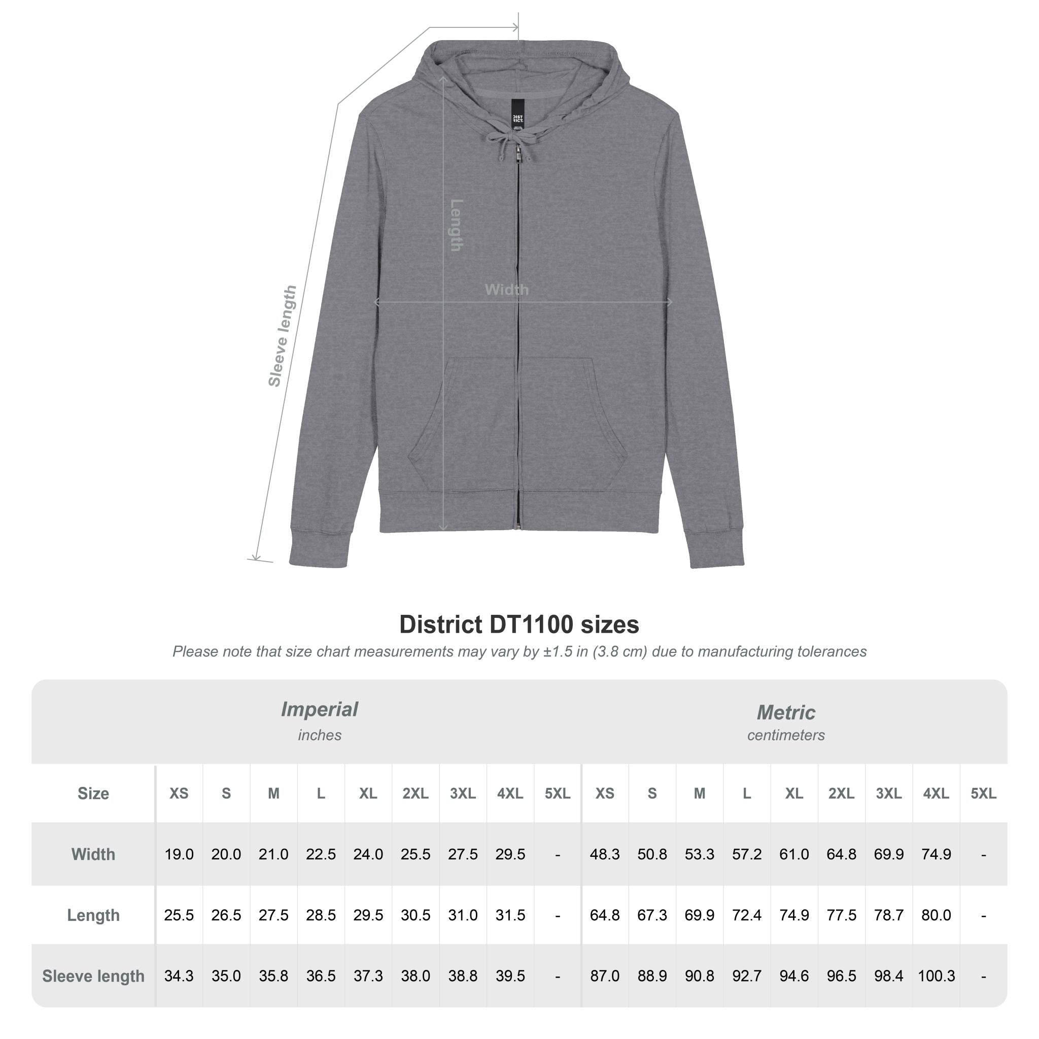 Cliff's™ Live on the Edge Lightweight Full-Zip Hoodie