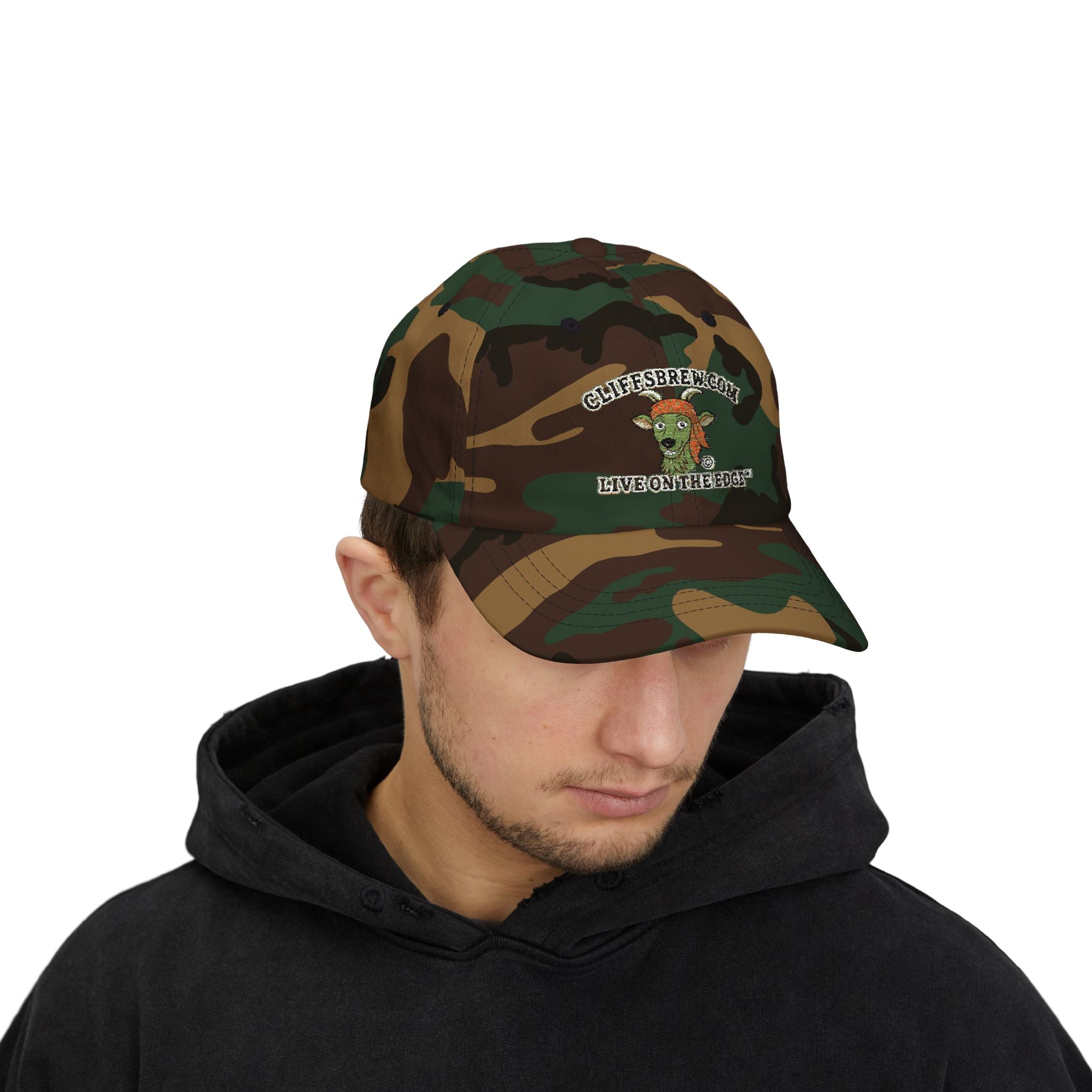 Cliff's Brew™ "Live on the Edge" Embroidered Cotton Cap