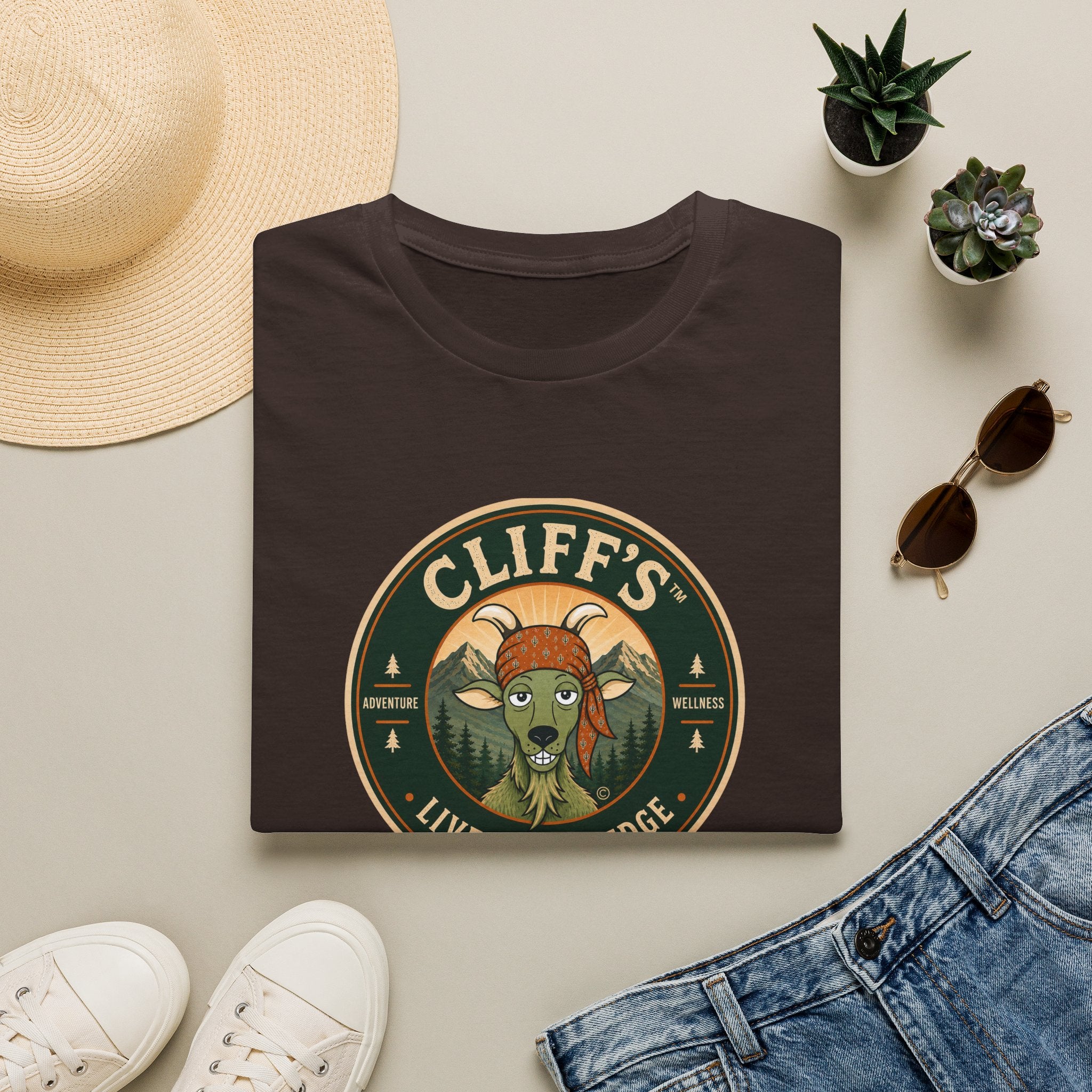 Cliff's™ "Live on the Edge" Classic Logo T-Shirt