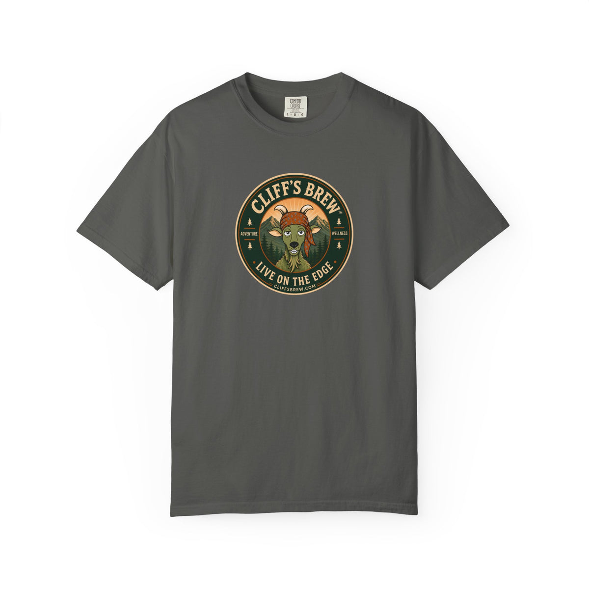 Cliff's™ Live on the Edge Logo T-Shirt | Heavyweight Premium Tee
