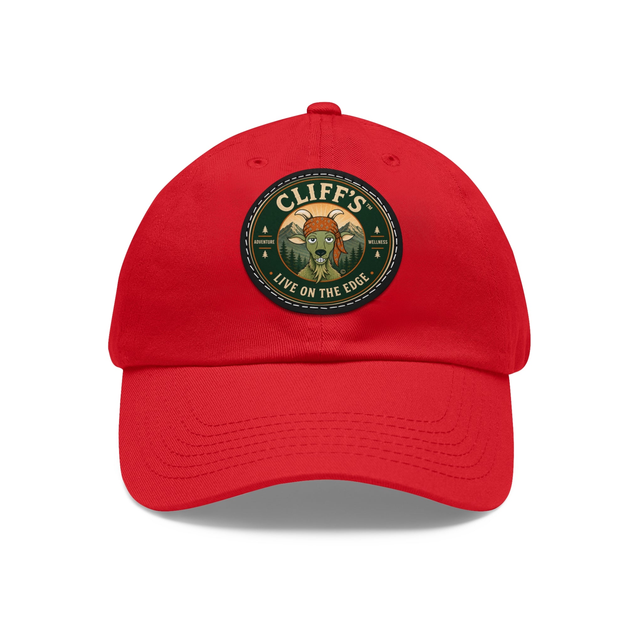 Cliff’s Live on the Edge Leather Patch Baseball Cap