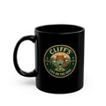 Cliff's Brew™ Black Ceramic Logo Mug