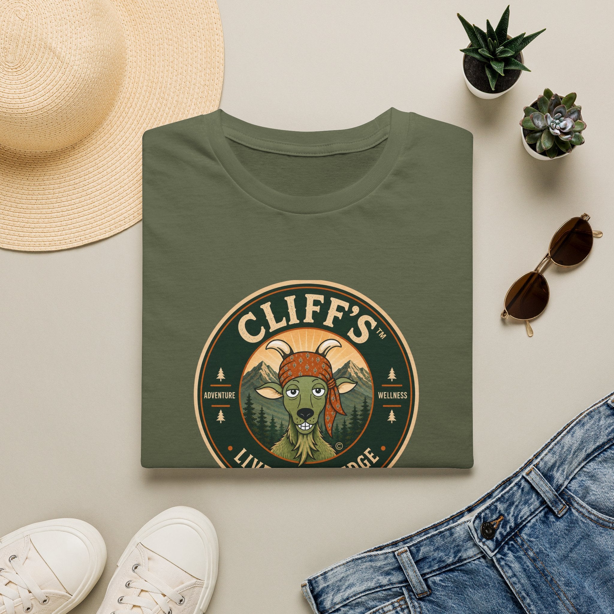 Cliff's™ "Live on the Edge" Classic Logo T-Shirt