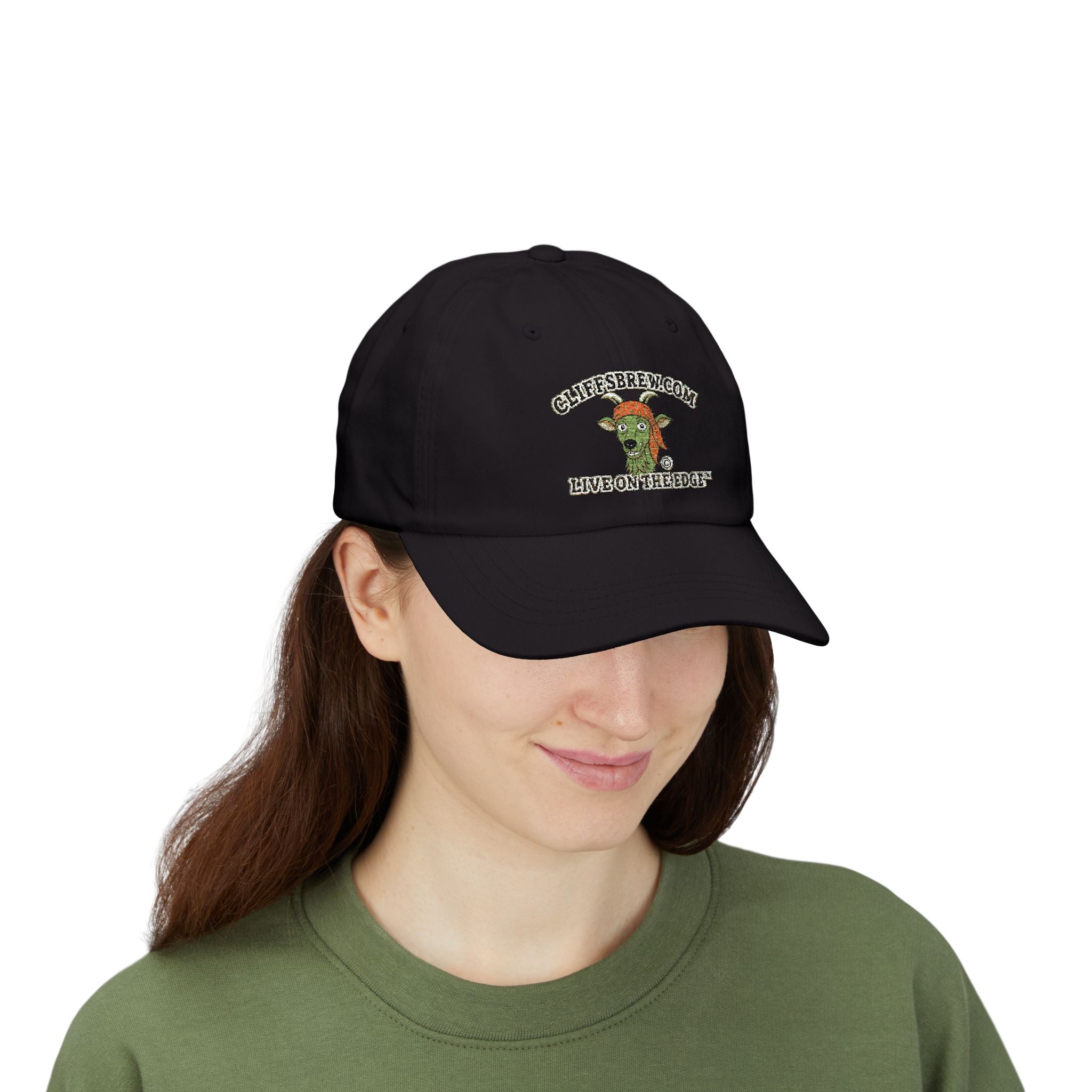 Cliff's Brew™ "Live on the Edge" Embroidered Cotton Cap