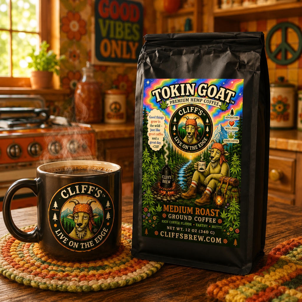 Cliff's Tokin' Goat™ Premium Hemp Coffee