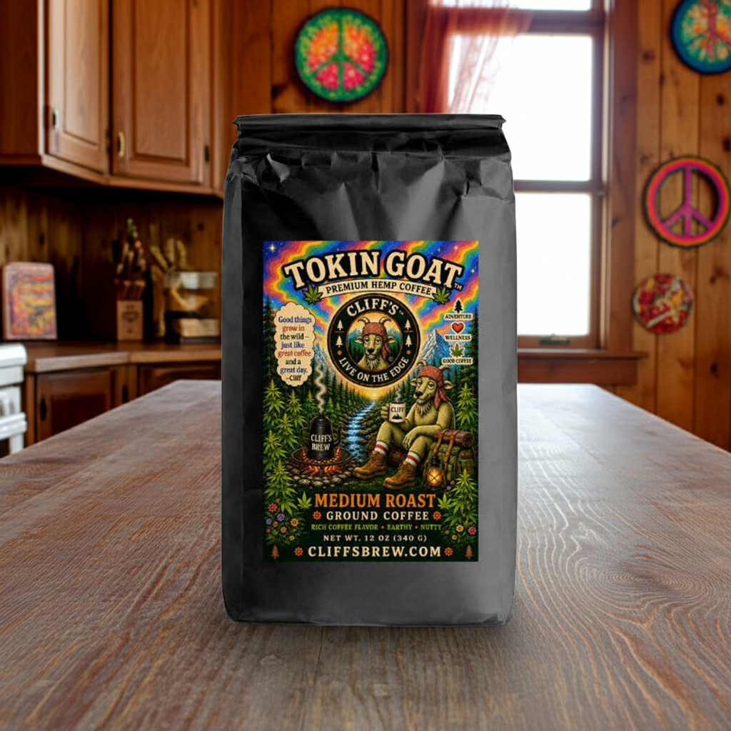 Cliff's Tokin' Goat™ Premium Hemp Coffee