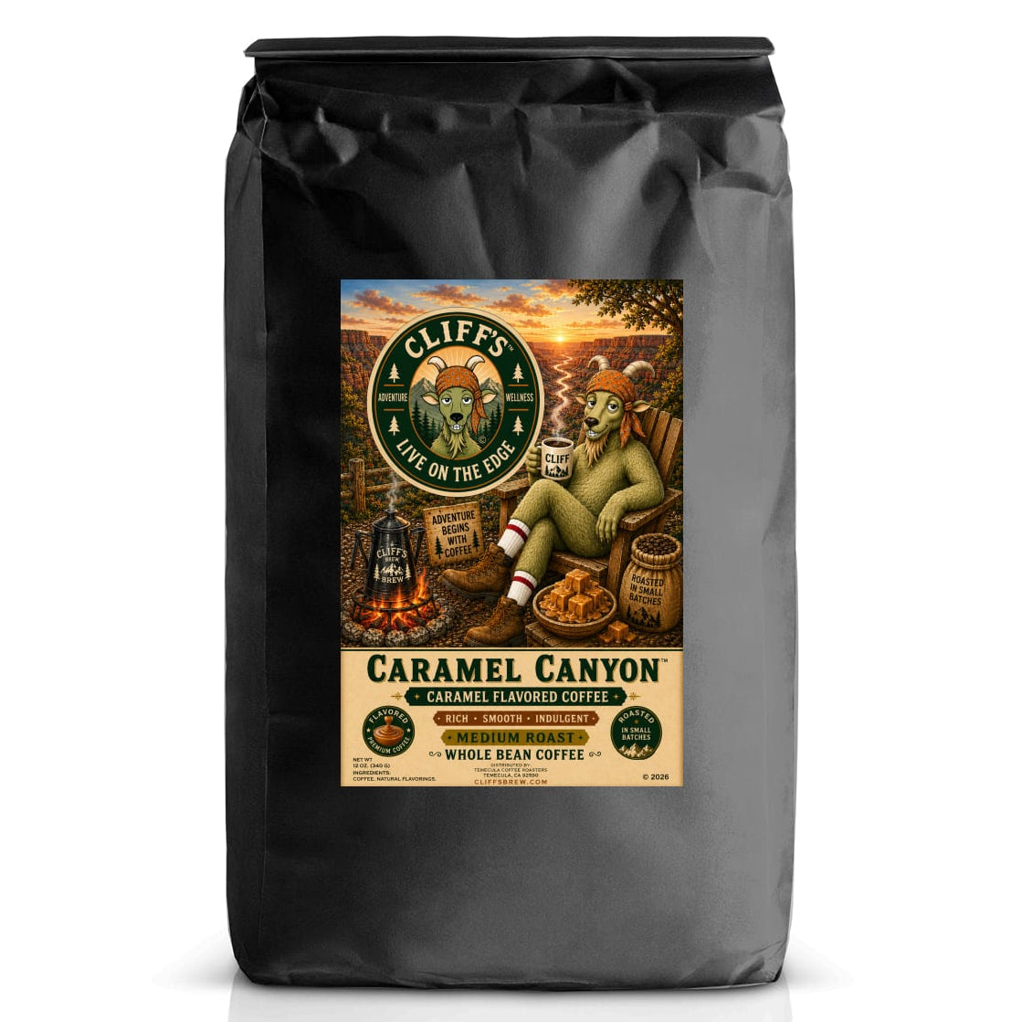 Cliff's™ Caramel Canyon™ Whole Bean Coffee