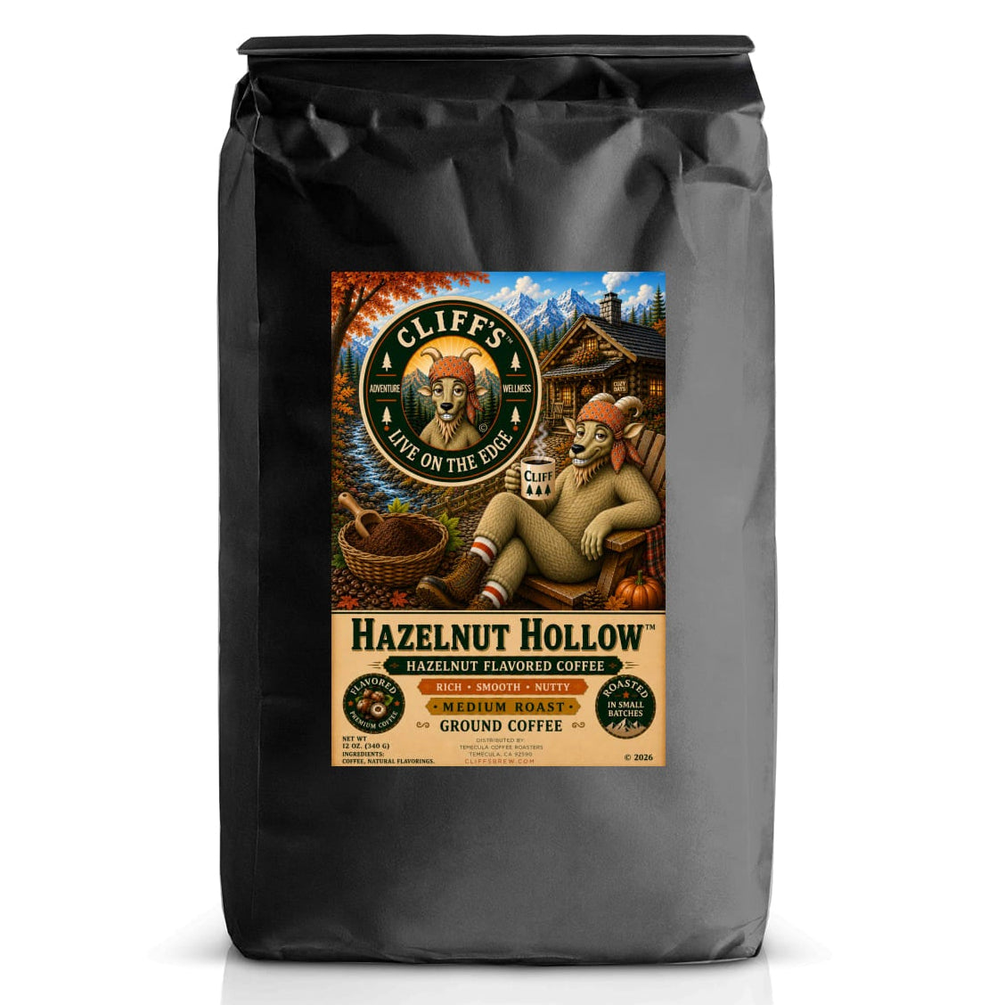 Cliff's™ Hazelnut Hollow™ Ground Coffee