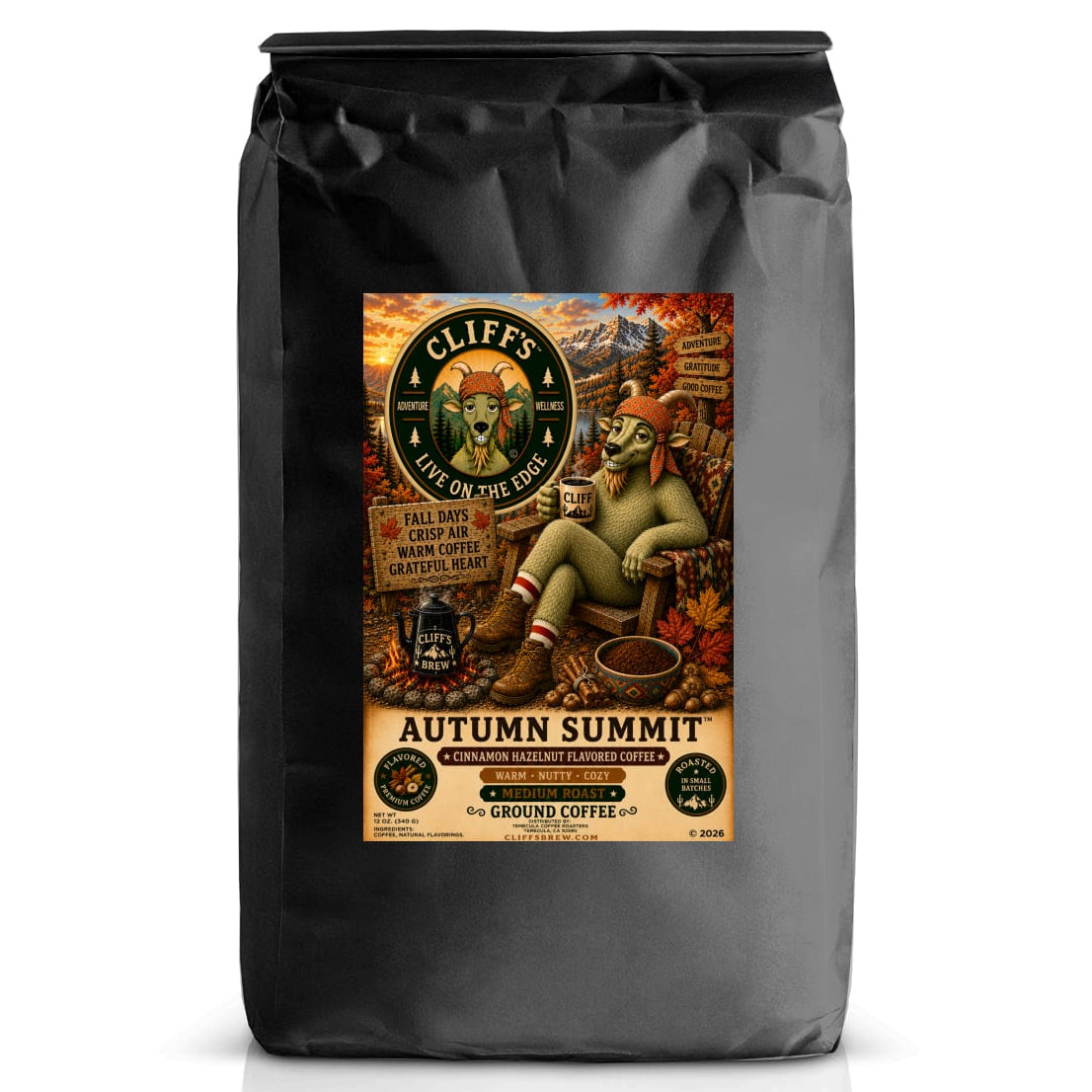 Cliff's™ Autumn Summit™ Seasonal Ground Coffee