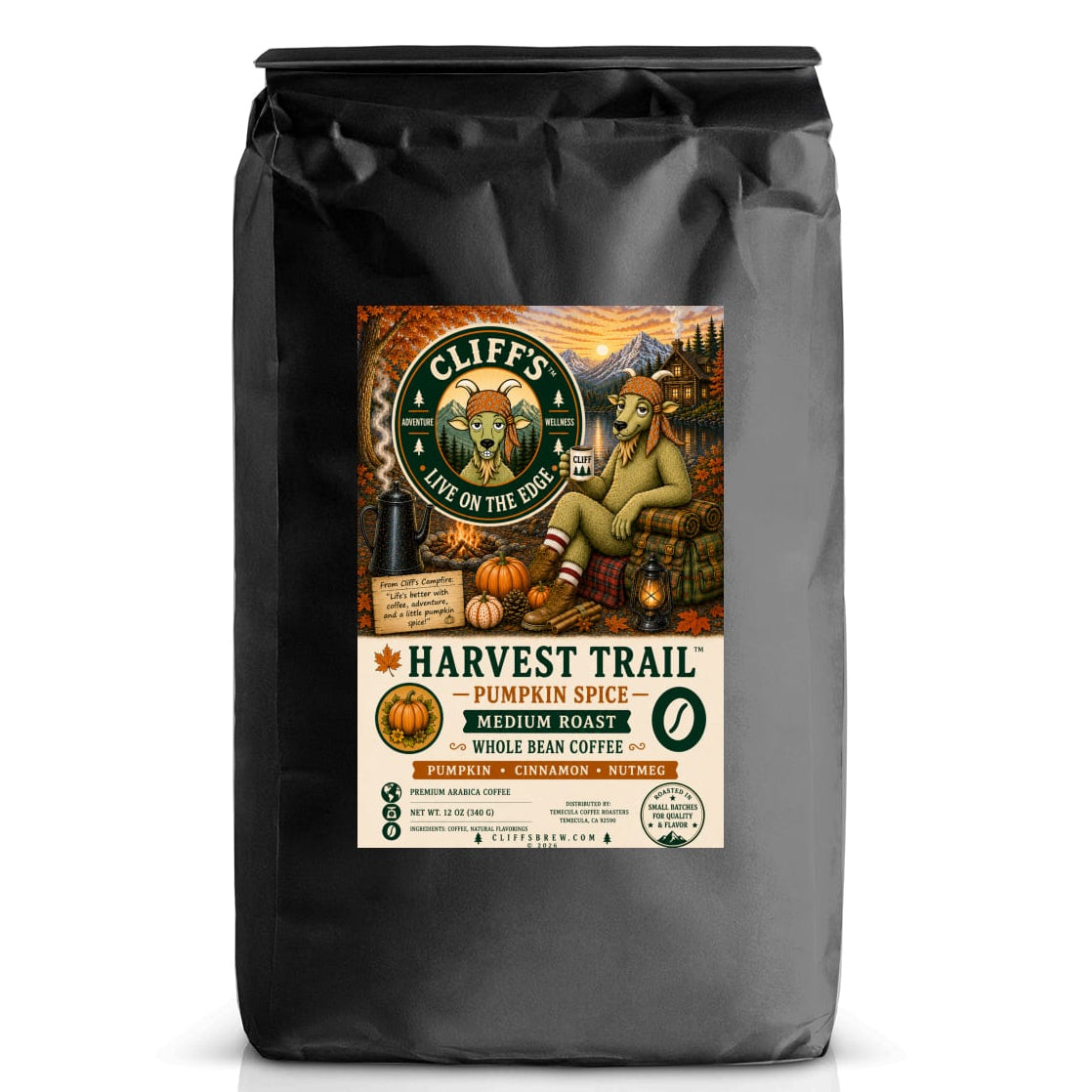 Cliff's™ Harvest Trail™ Pumpkin Spice Whole Bean Coffee