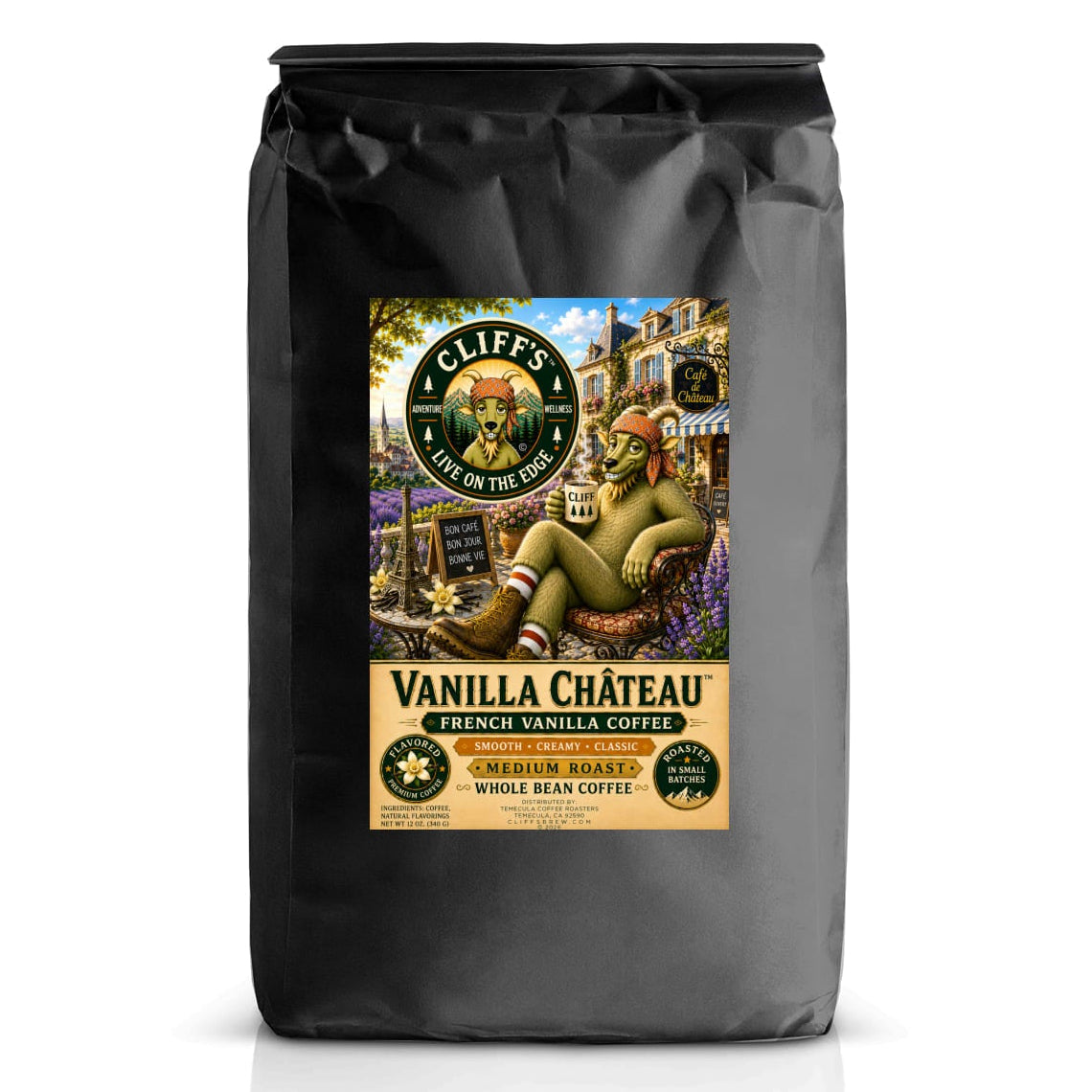 Cliff's™ Vanilla Château™ Whole Bean Coffee