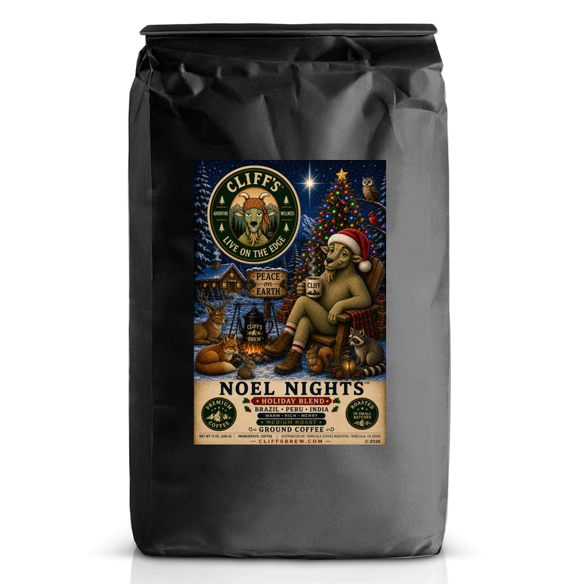 Cliff's™ Noel Nights™ Holiday Ground Coffee