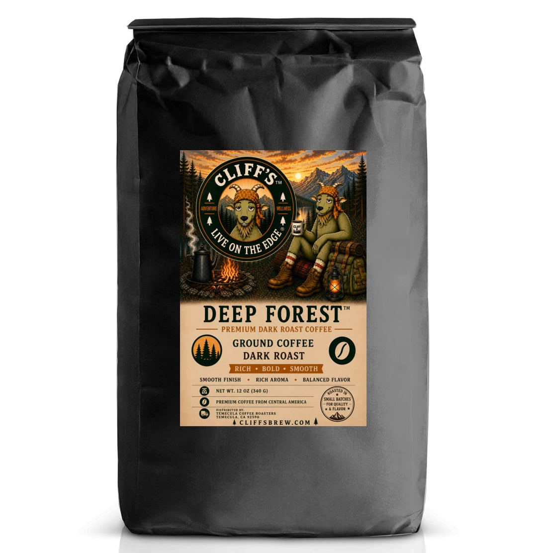 Cliff's™ Deep Forest™  Ground Coffee