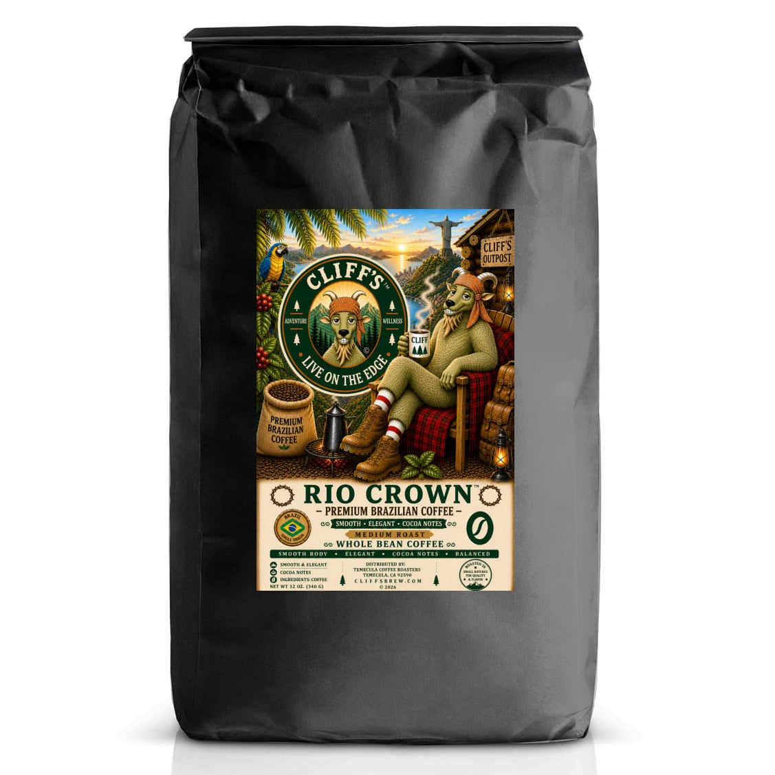 Cliff's Rio Crown™ Whole Bean Coffee