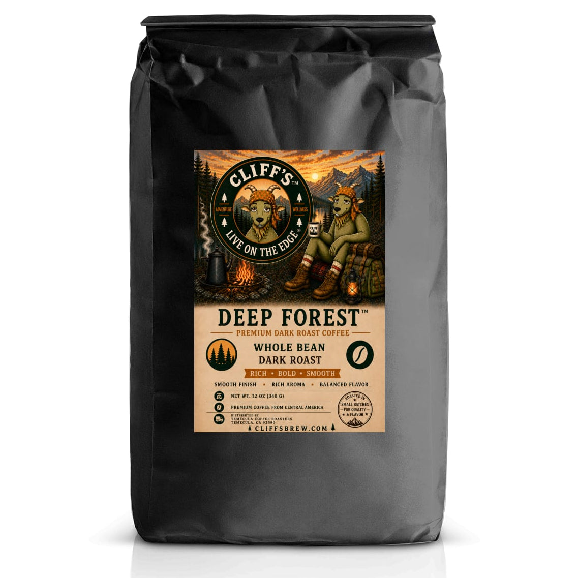 Cliff's™ Deep Forest™ Whole Bean Coffee