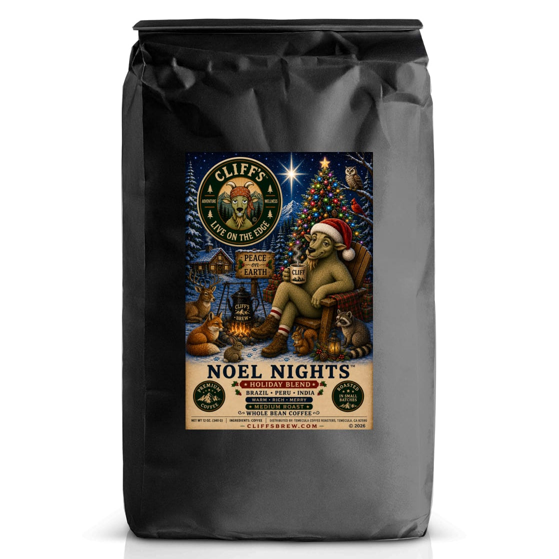 Cliff's™ Noel Nights™ Holiday Whole Bean Coffee