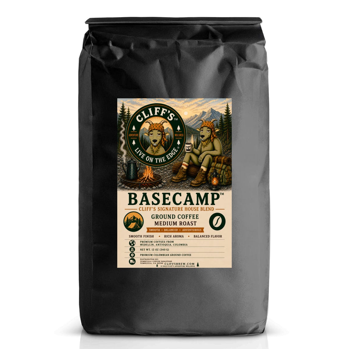 Cliff's™ Basecamp™ Signature Ground Coffee